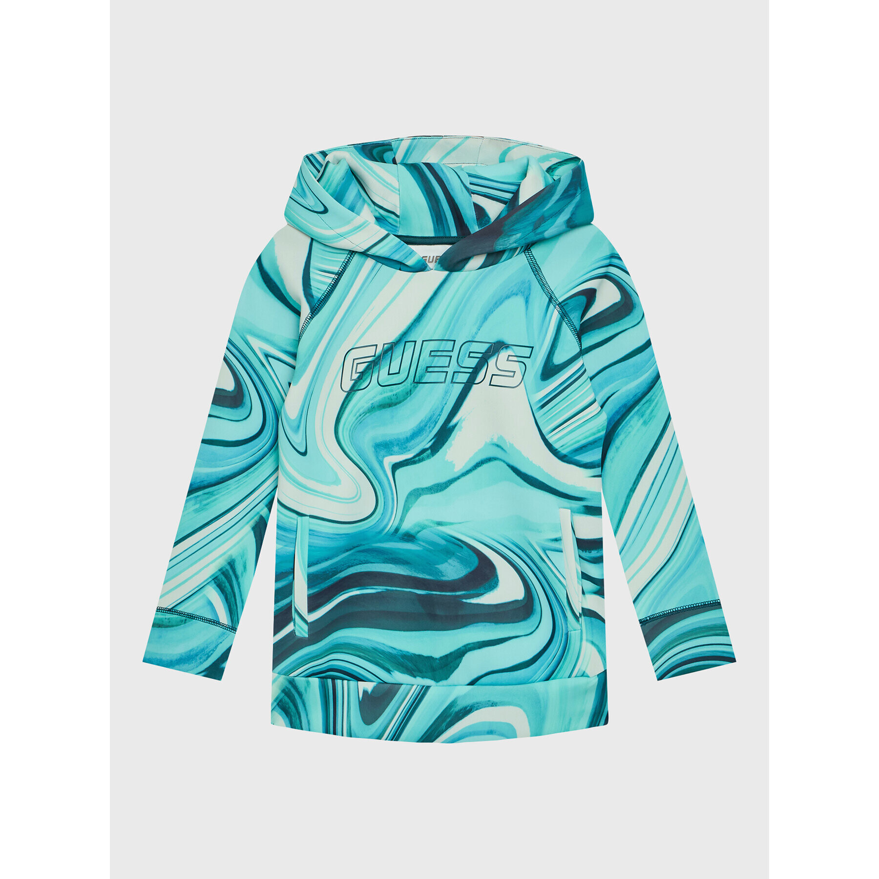 Guess Суитшърт J2BQ23 KBBZ0 Син Regular Fit - Pepit.bg