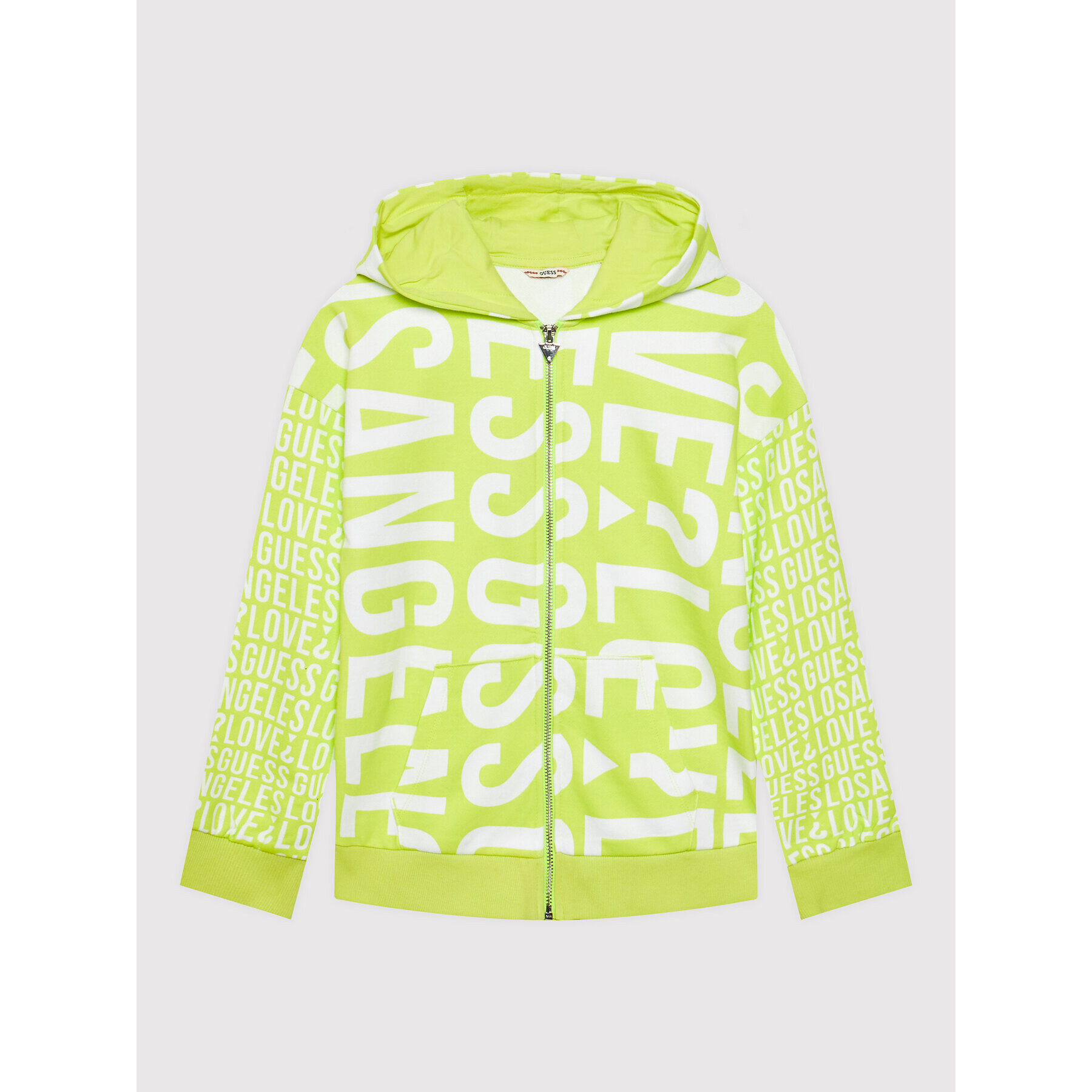 Guess Суитшърт J2RQ00 KA6R0 Зелен Regular Fit - Pepit.bg