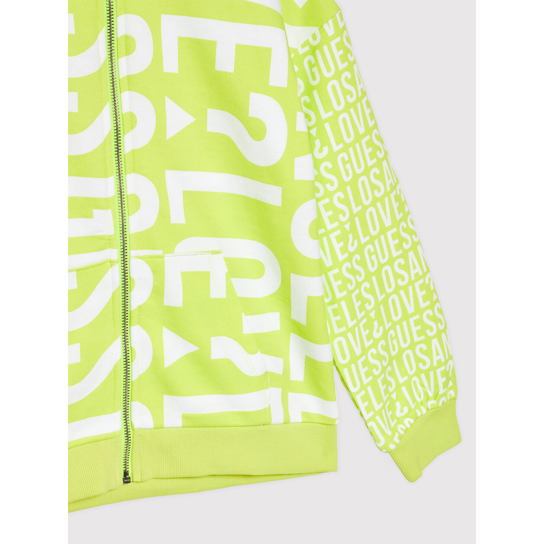 Guess Суитшърт J2RQ00 KA6R0 Зелен Regular Fit - Pepit.bg