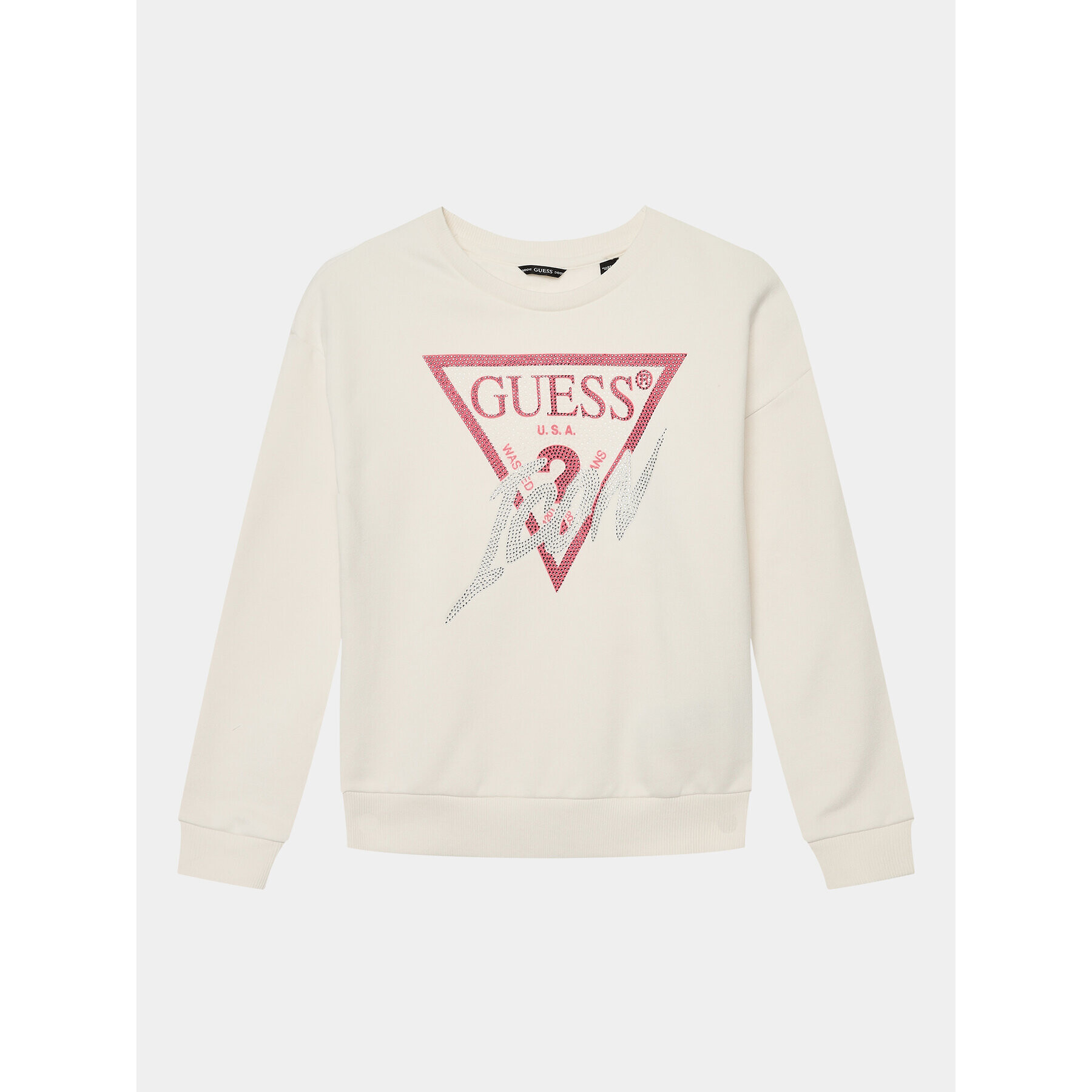 Guess Суитшърт J3BQ06 KAV34 Екрю Regular Fit - Pepit.bg