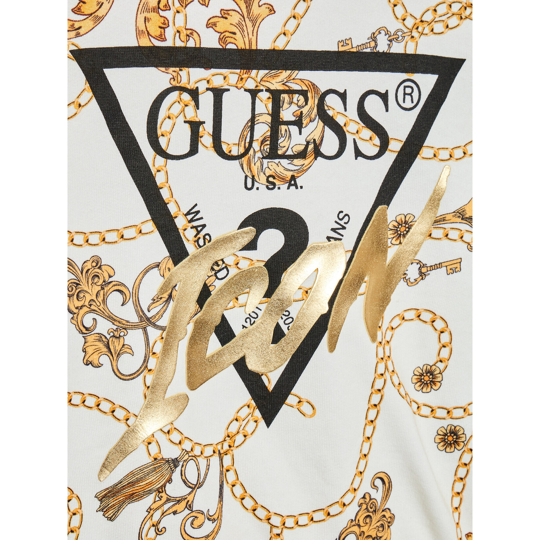 Guess Суитшърт J3RQ02 KA6R3 Екрю Regular Fit - Pepit.bg