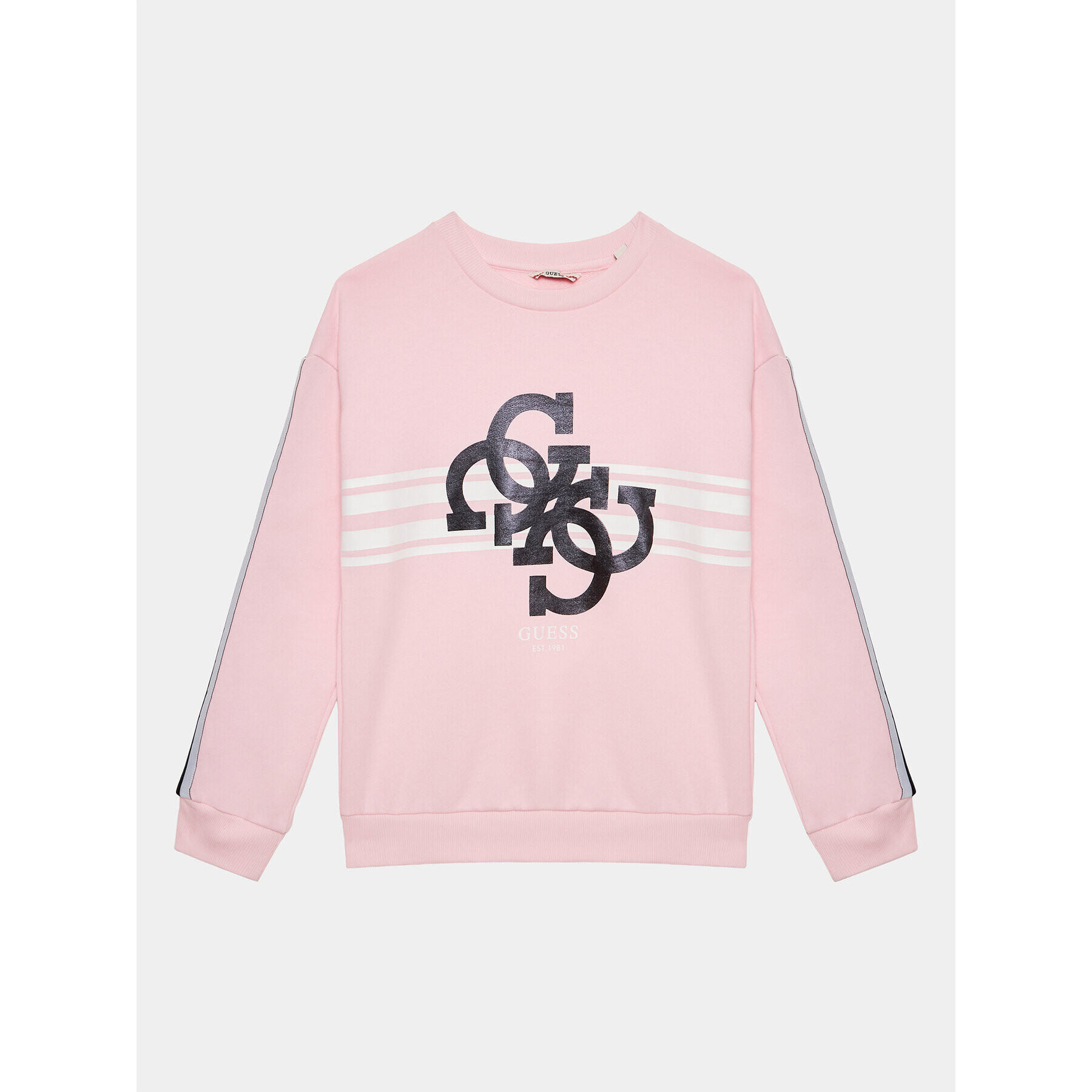 Guess Суитшърт J3YQ04 KA6R3 Розов Regular Fit - Pepit.bg