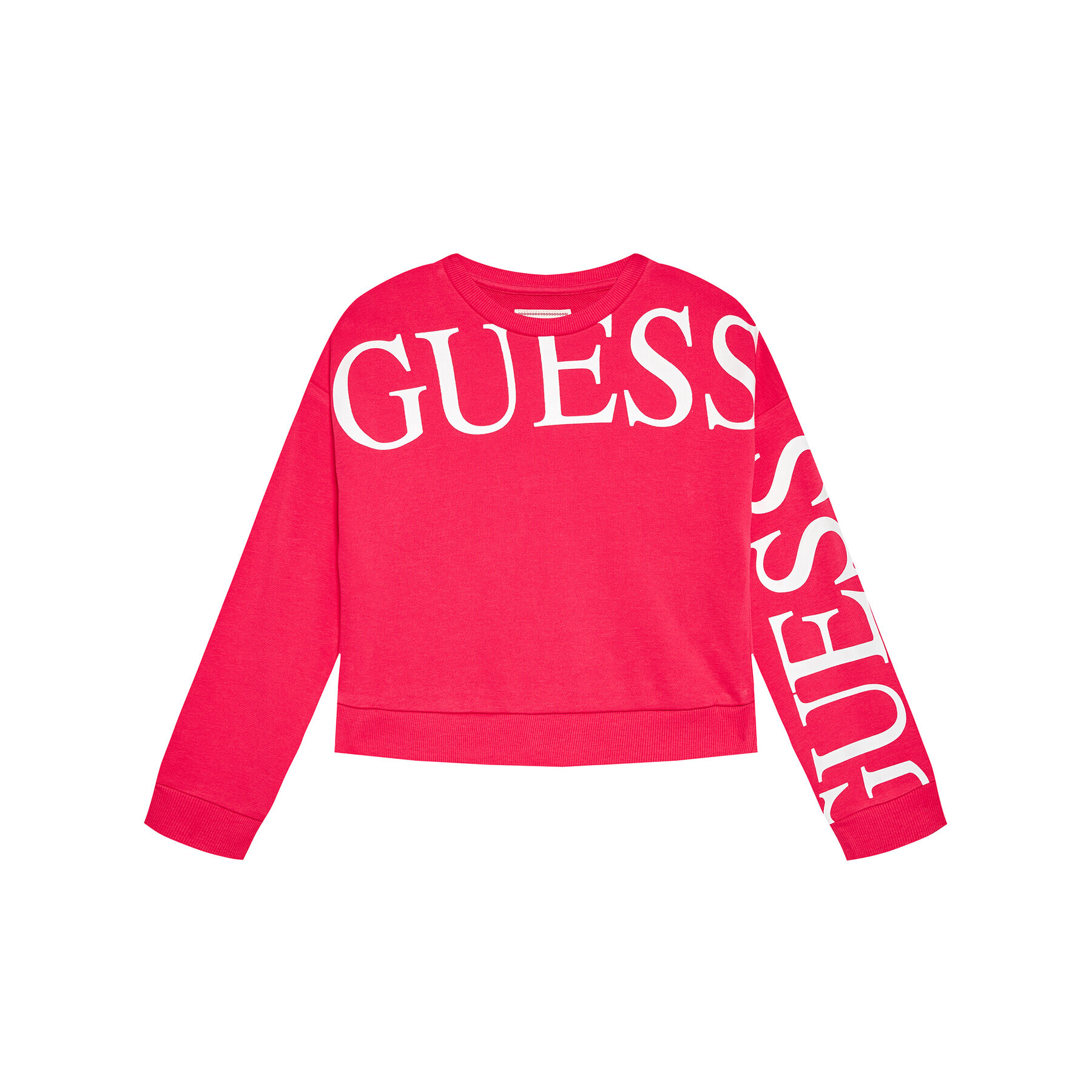 Guess Суитшърт J93Q04 K8ZT0 Розов Regular Fit - Pepit.bg