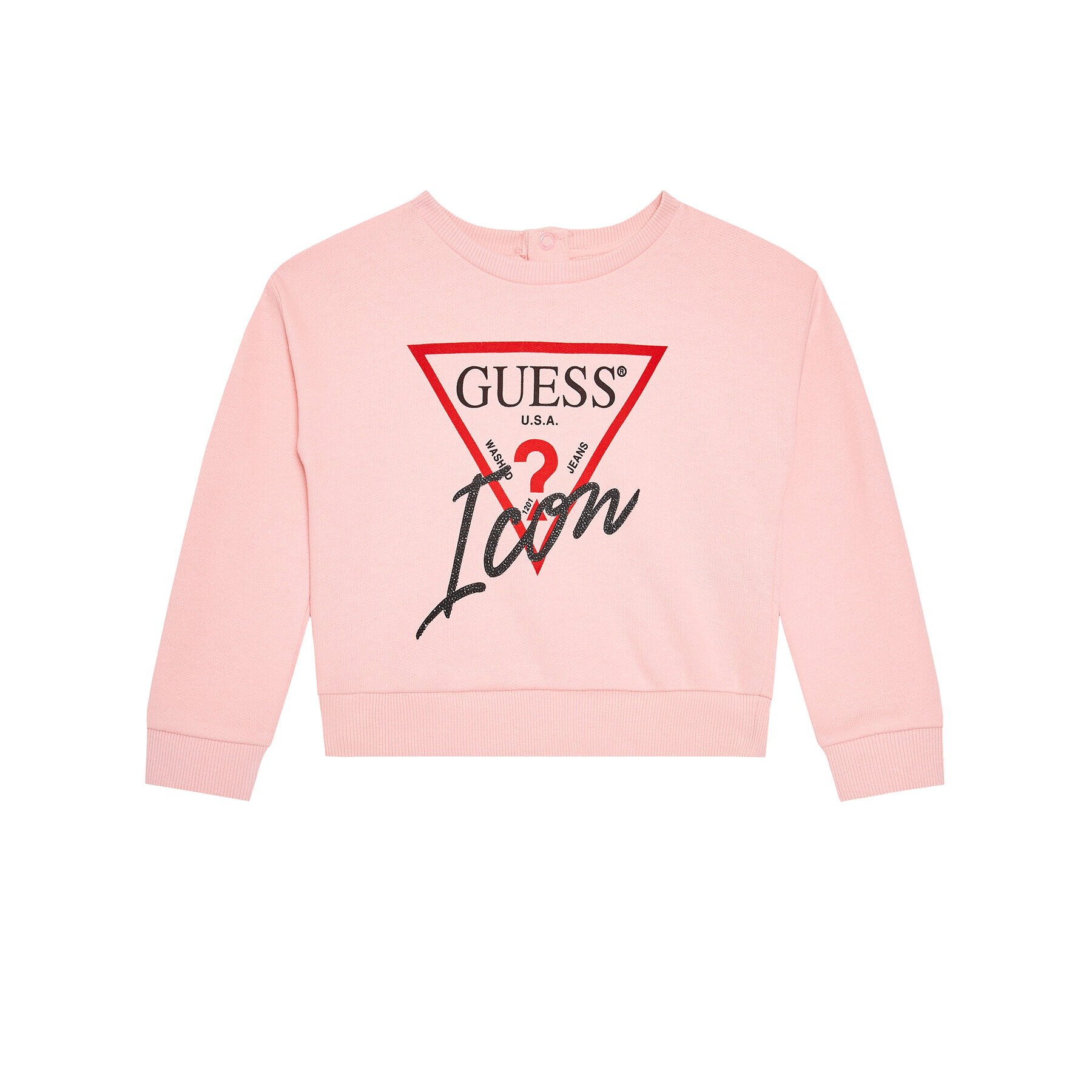 Guess Суитшърт K1RQ10 KAD70 Розов Regular Fit - Pepit.bg