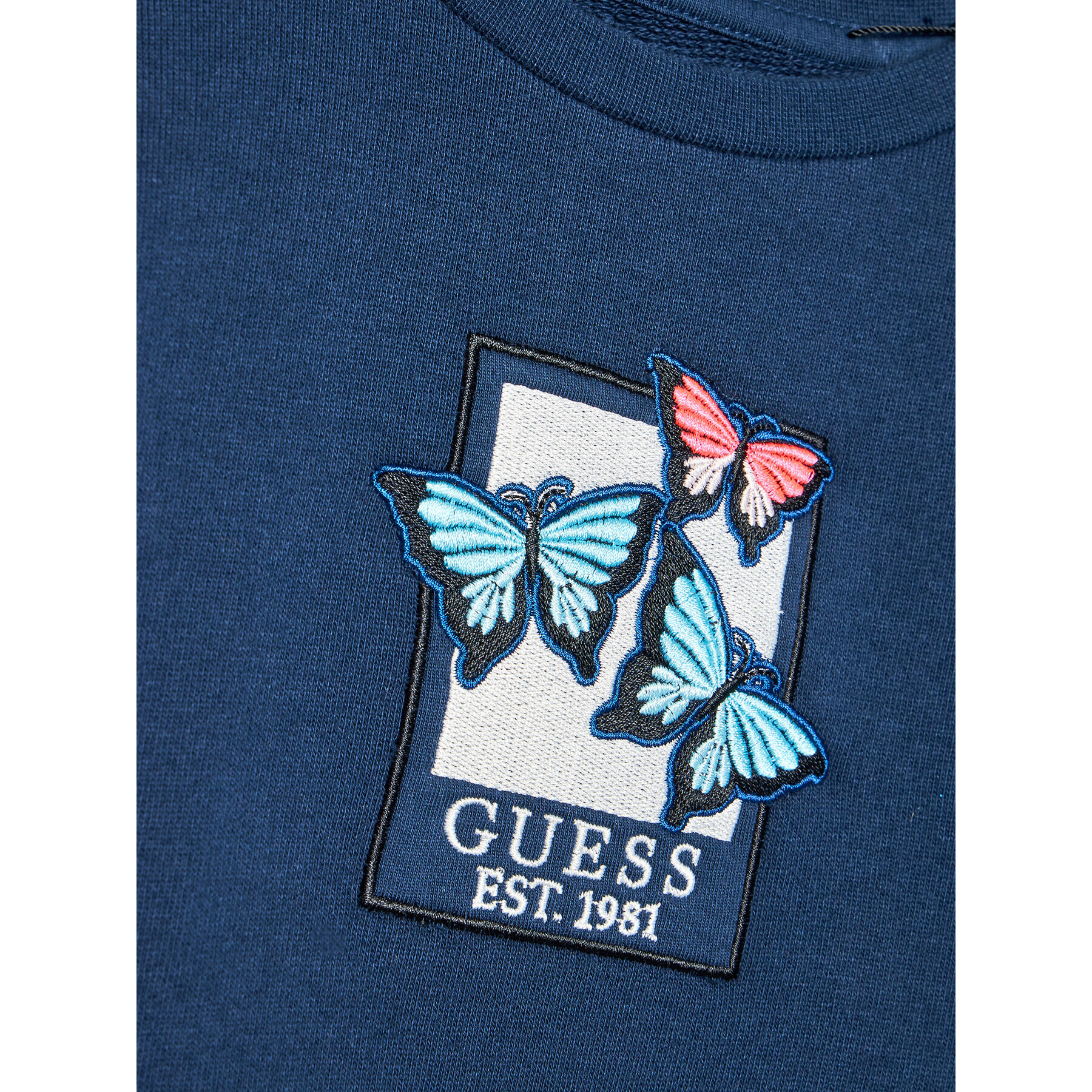 Guess Суитшърт K2BQ03 KAD70 Тъмносин Regular Fit - Pepit.bg