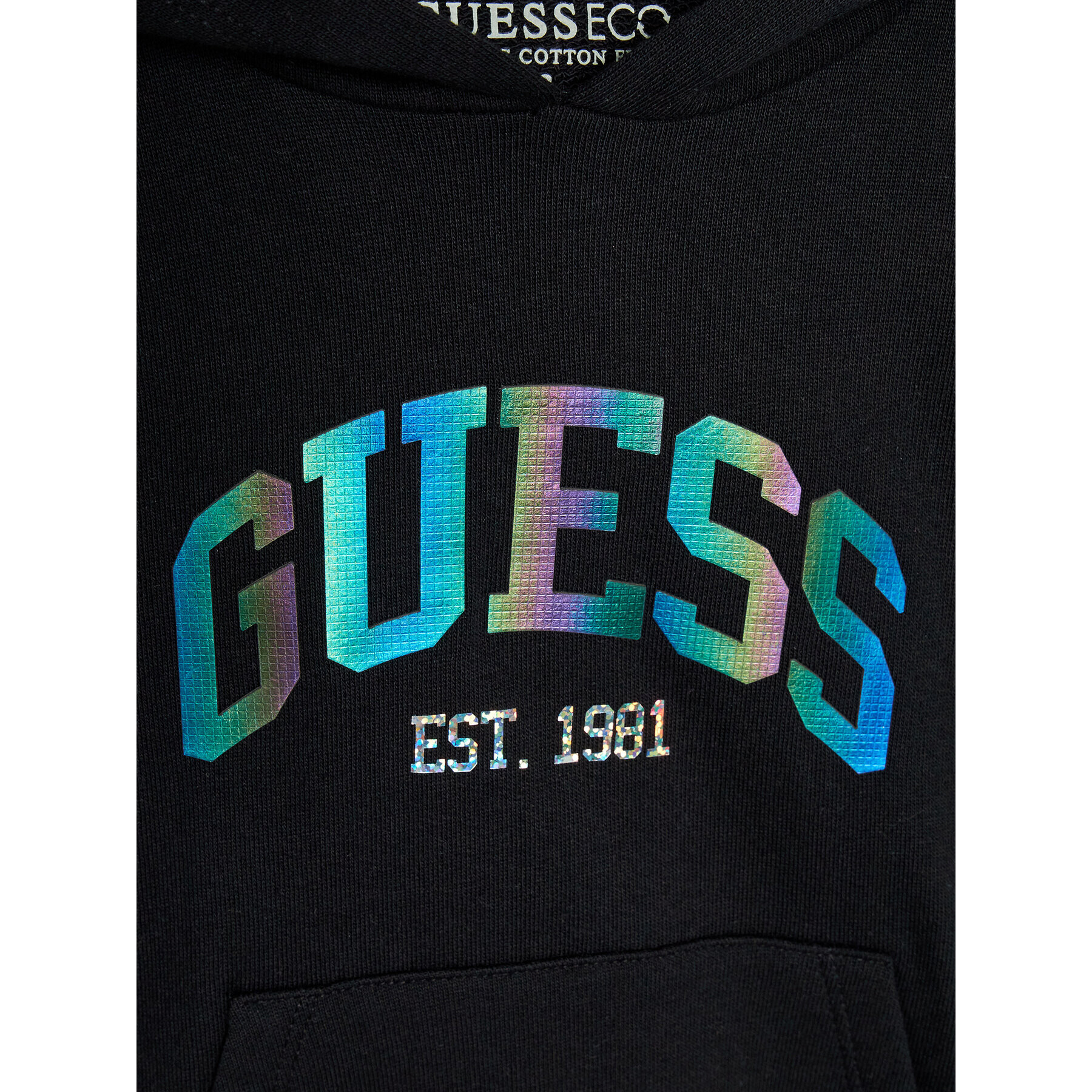 Guess Суитшърт K3RQ02 KA6R0 Черен Regular Fit - Pepit.bg