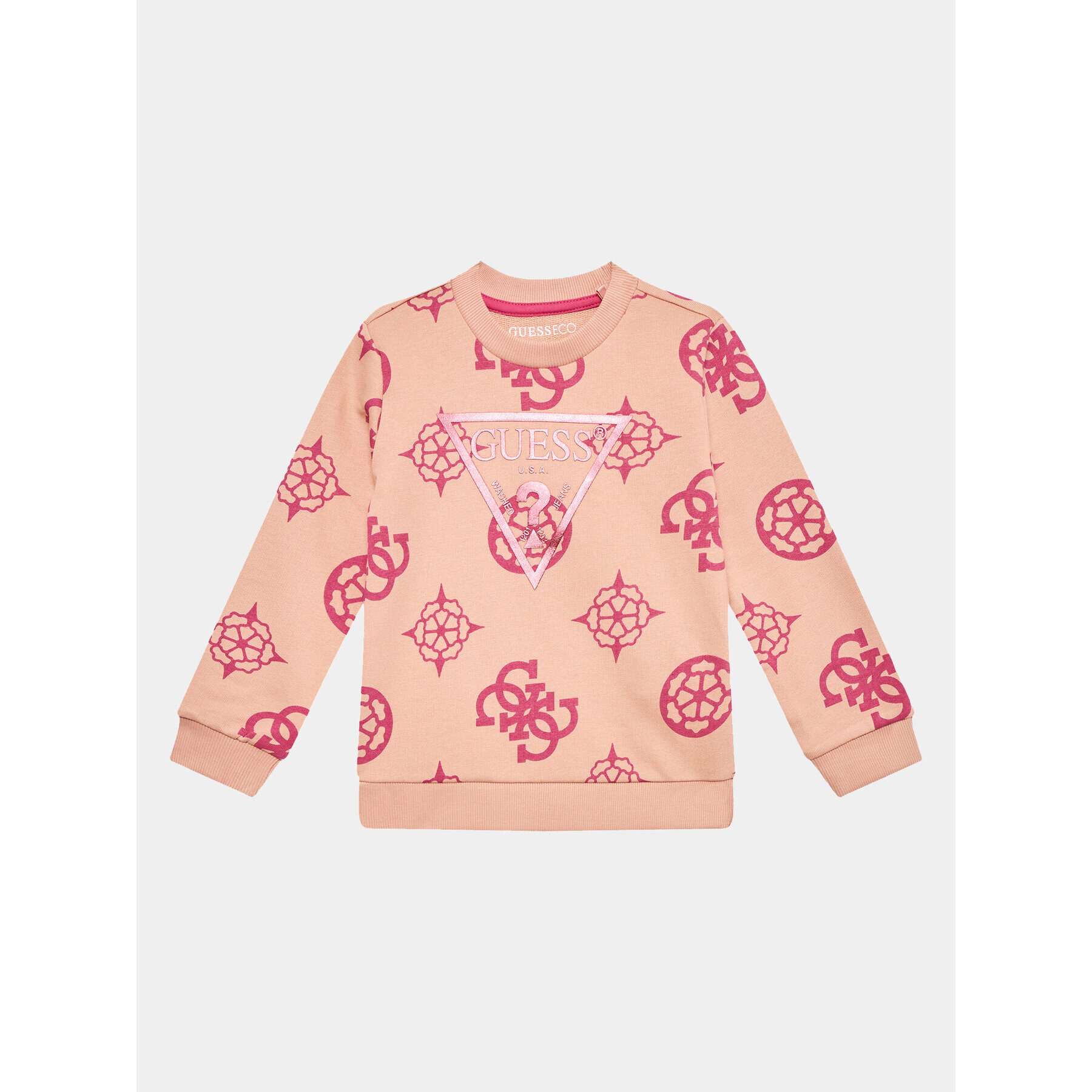 Guess Суитшърт K3YQ03 KA6R3 Бежов Regular Fit - Pepit.bg