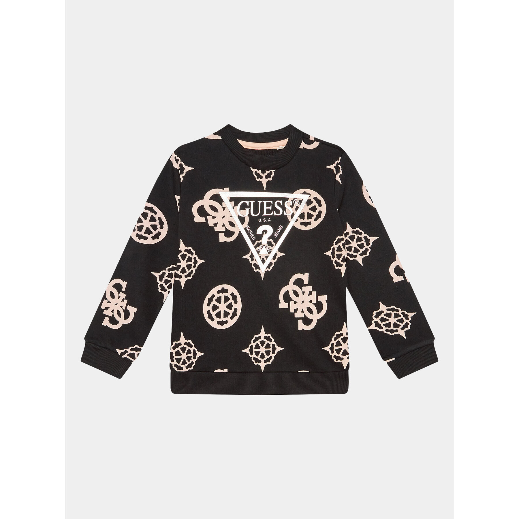 Guess Суитшърт K3YQ03 KA6R3 Черен Regular Fit - Pepit.bg