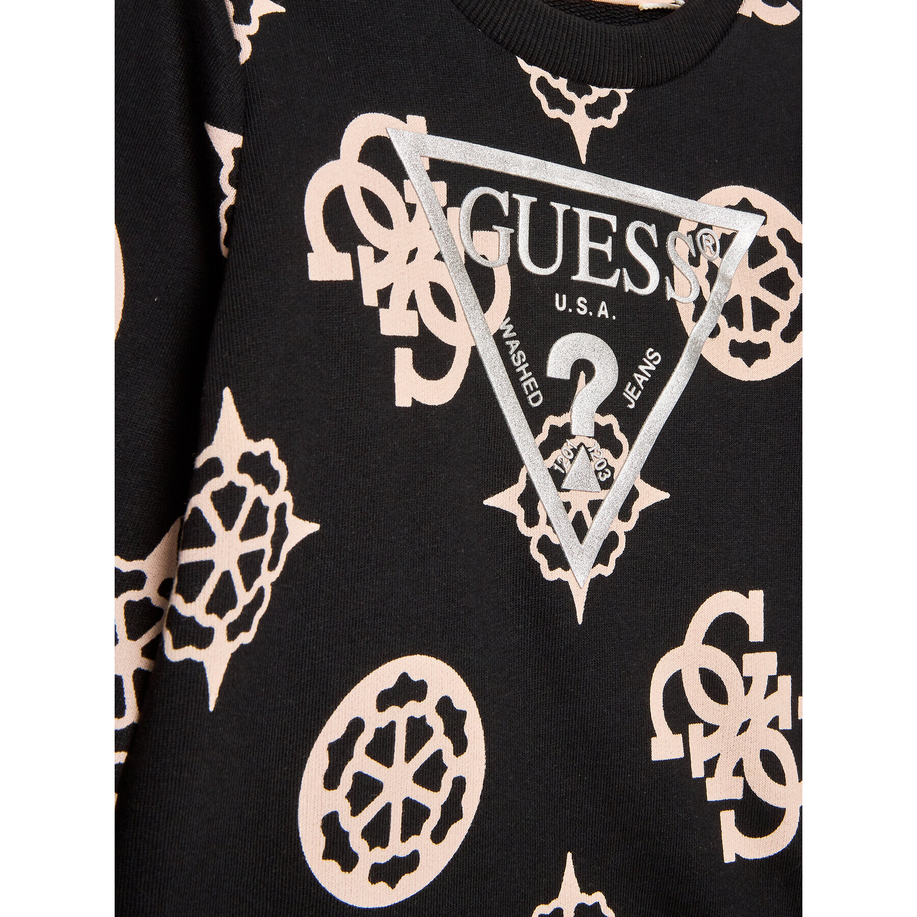 Guess Суитшърт K3YQ03 KA6R3 Черен Regular Fit - Pepit.bg