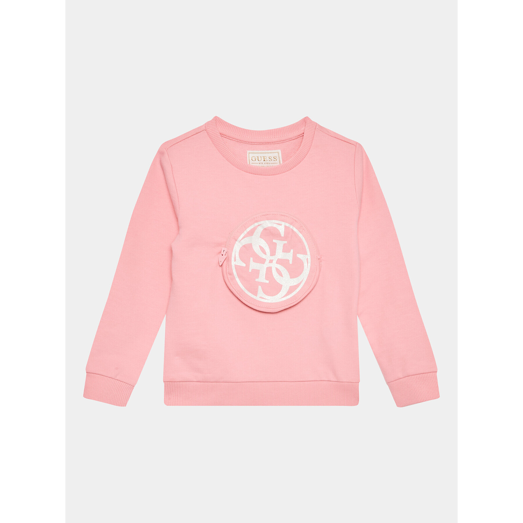 Guess Суитшърт K3YQ04 KA6R4 Розов Regular Fit - Pepit.bg