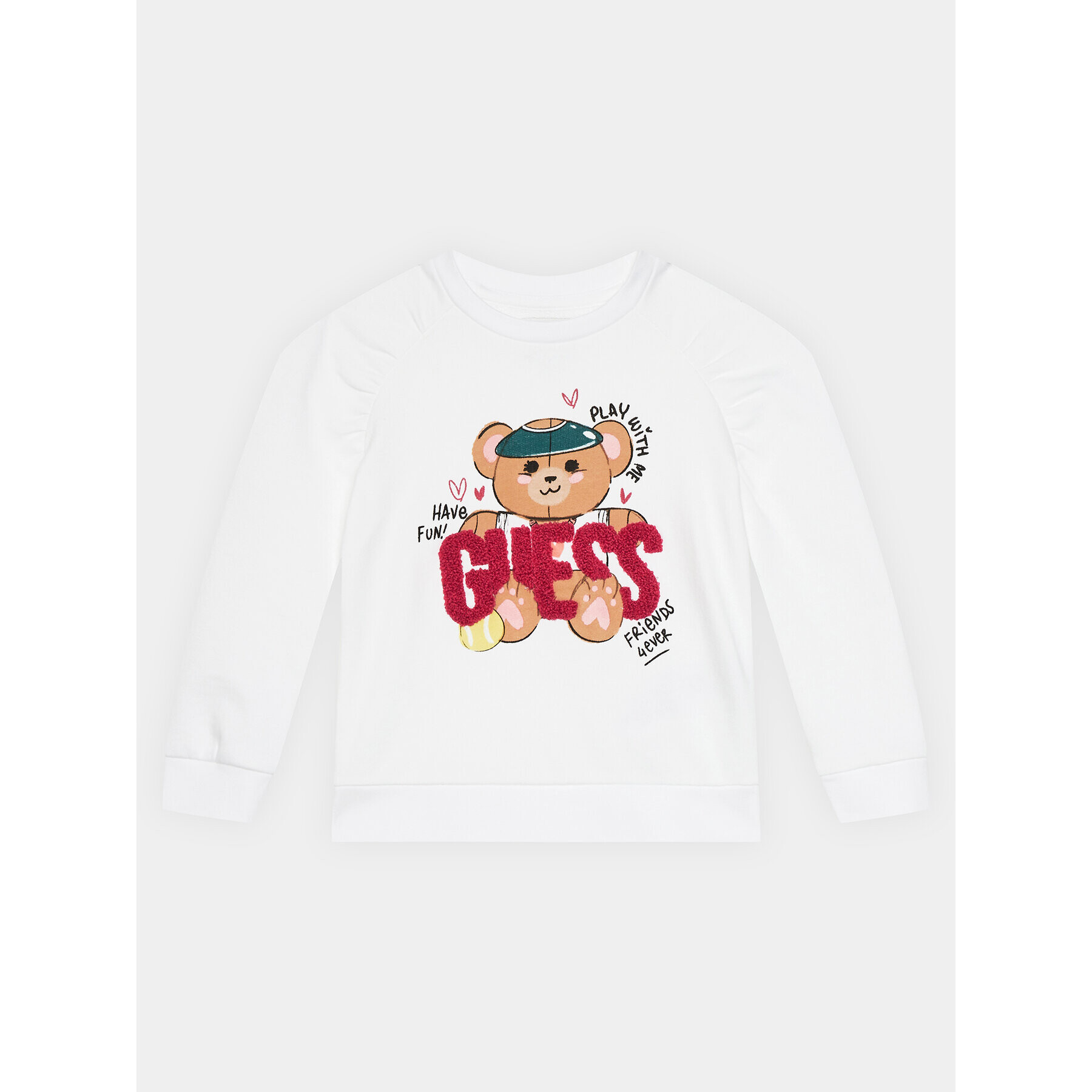 Guess Суитшърт K4RQ01 KA6R3 Бял Regular Fit - Pepit.bg