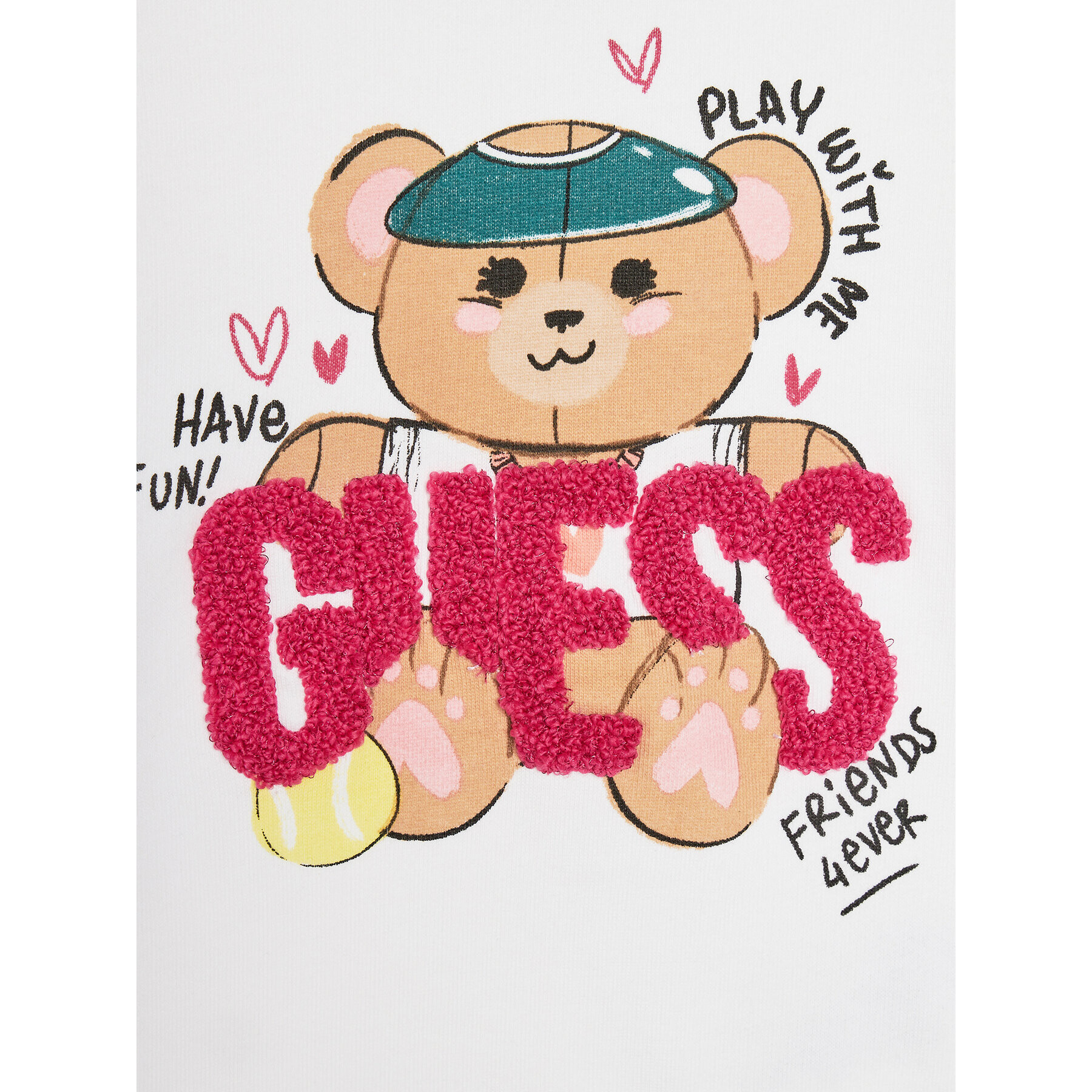 Guess Суитшърт K4RQ01 KA6R3 Бял Regular Fit - Pepit.bg