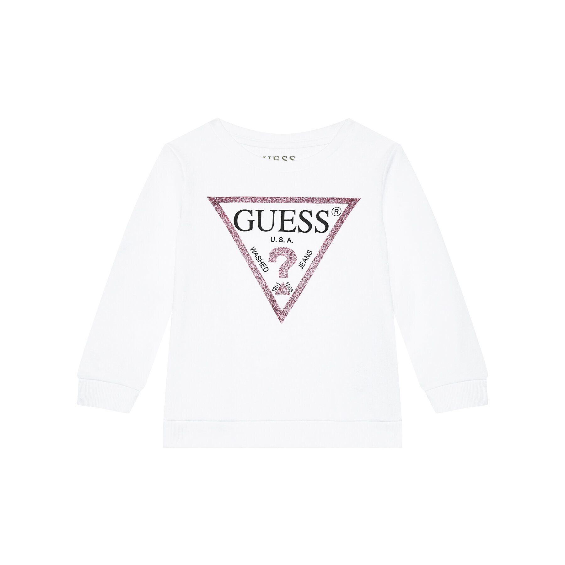Guess Суитшърт K74Q12 K5WK0 Бял Regular Fit - Pepit.bg
