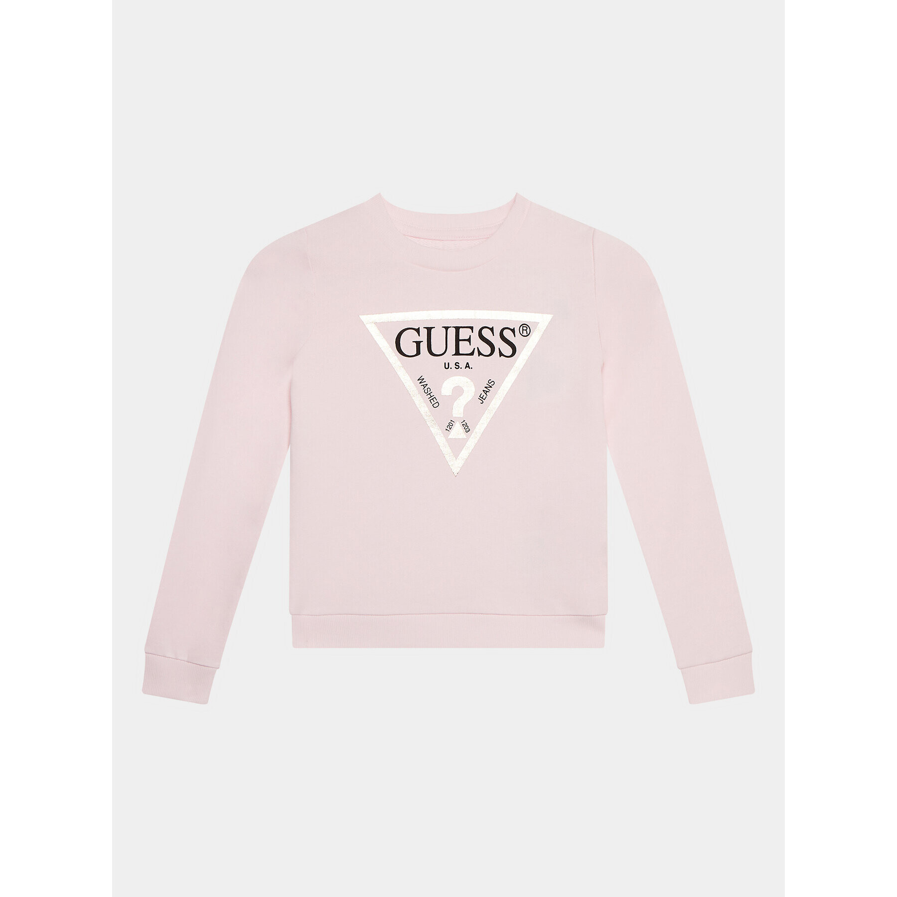 Guess Суитшърт K74Q12 KAUG0 Бял Regular Fit - Pepit.bg
