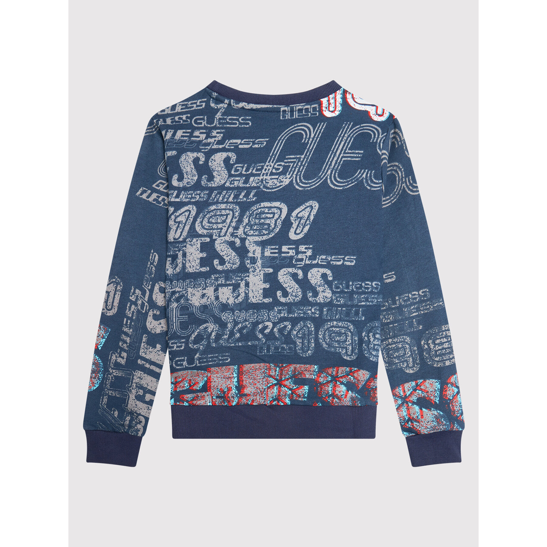 Guess Суитшърт L1BQ00 KAD70 Тъмносин Regular Fit - Pepit.bg