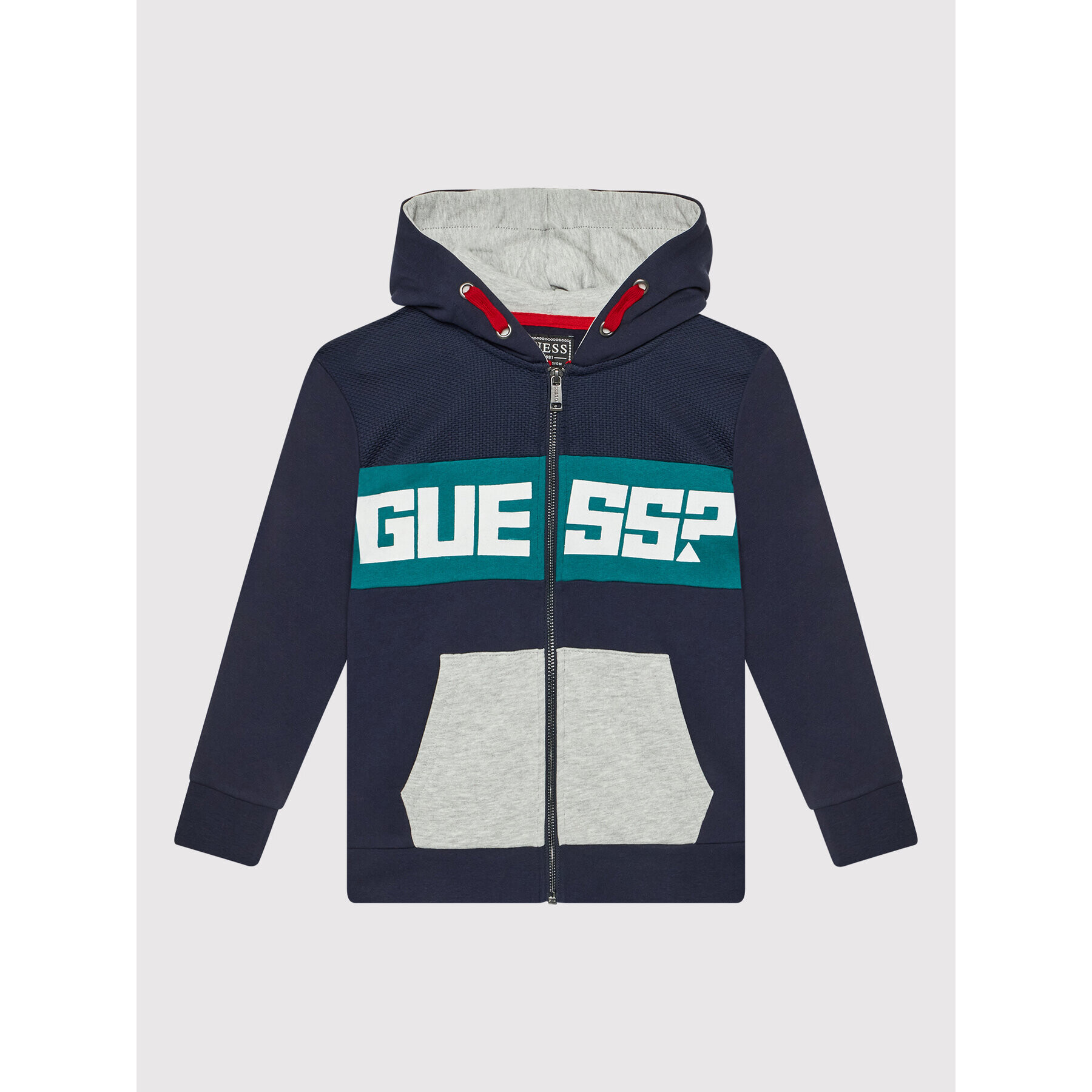 Guess Суитшърт L1BQ04 KAV30 Тъмносин Regular Fit - Pepit.bg