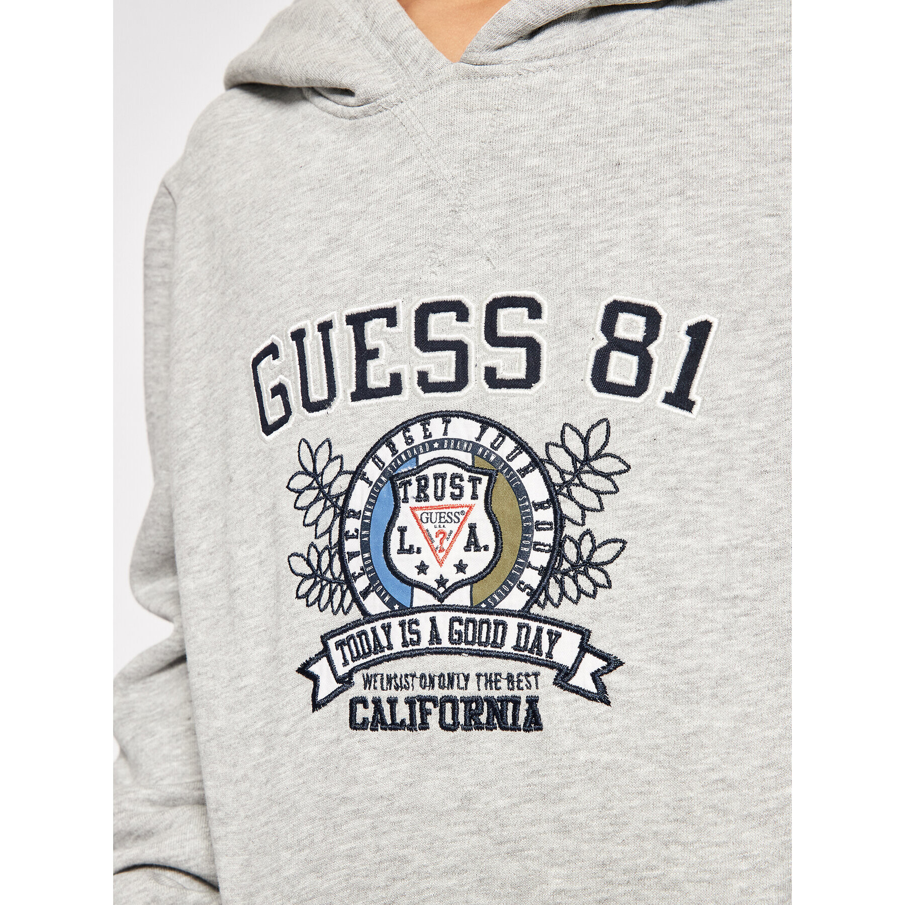 Guess Суитшърт L1YQ16 K9W01 Сив Regular Fit - Pepit.bg