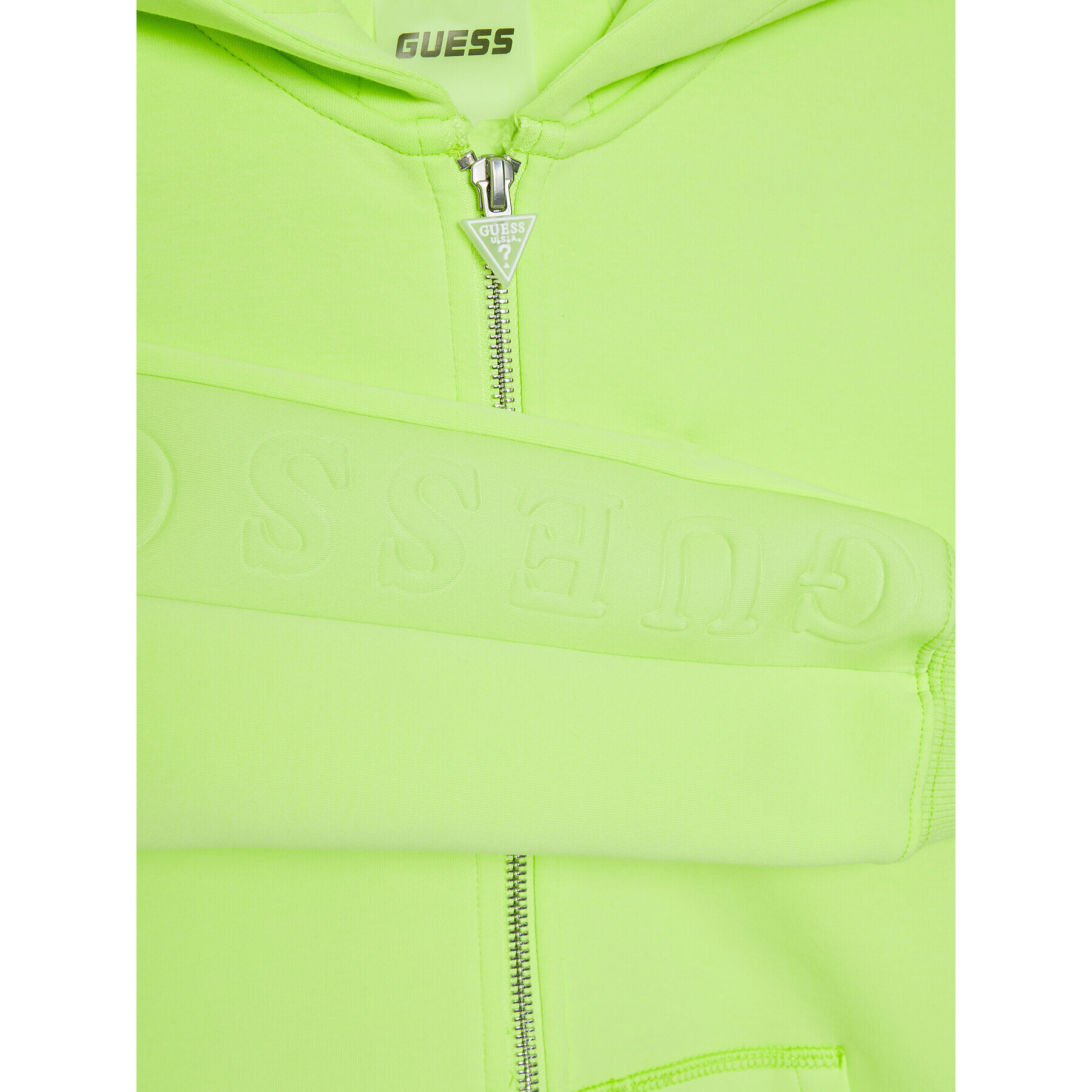Guess Суитшърт L2BQ02 FL03S Зелен Regular Fit - Pepit.bg