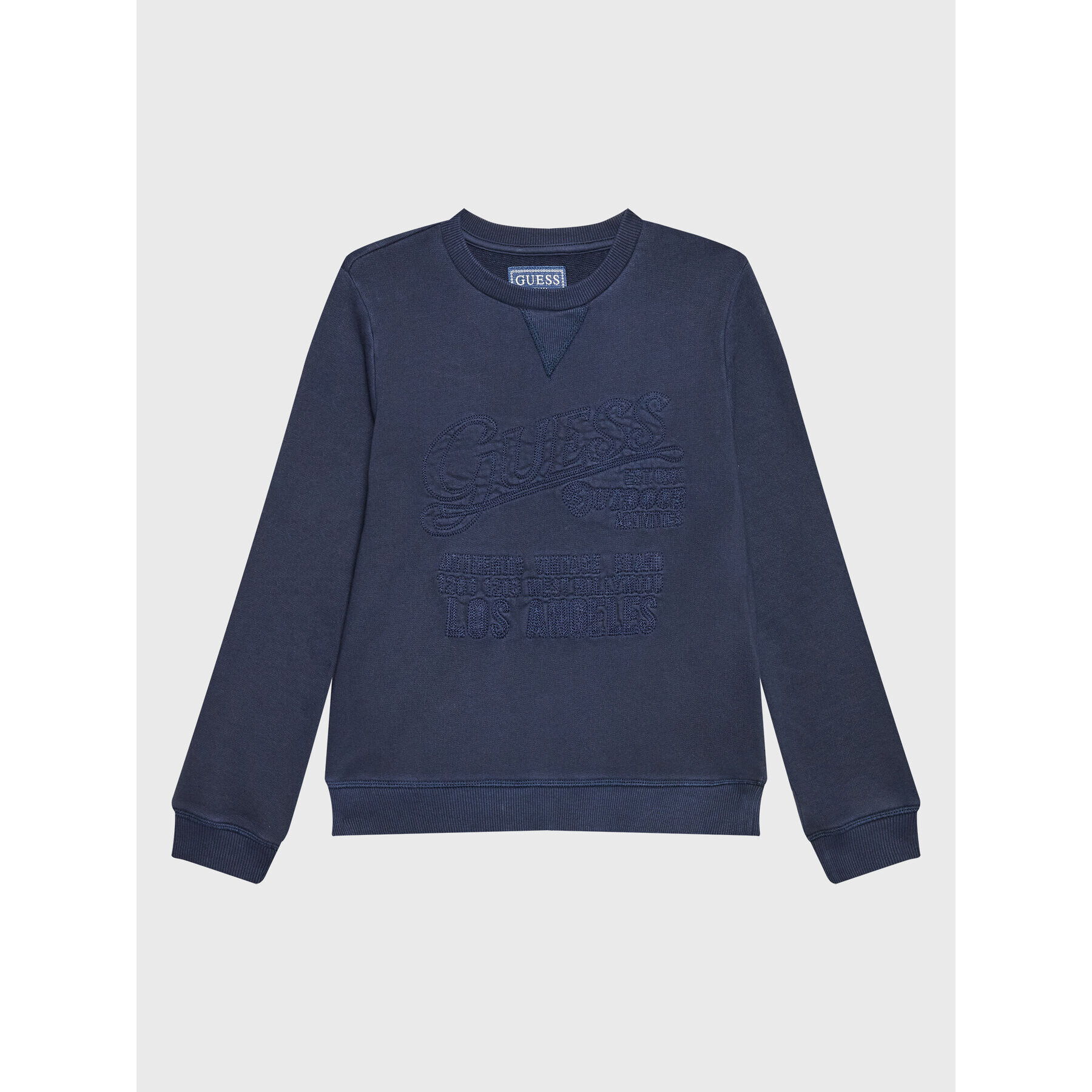 Guess Суитшърт L2BQ06 KAD73 Тъмносин Regular Fit - Pepit.bg