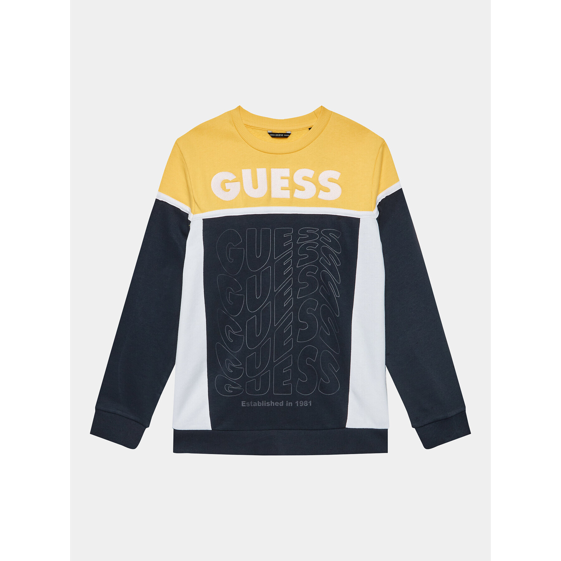 Guess Суитшърт L3BQ02 KAX73 Тъмносин Regular Fit - Pepit.bg