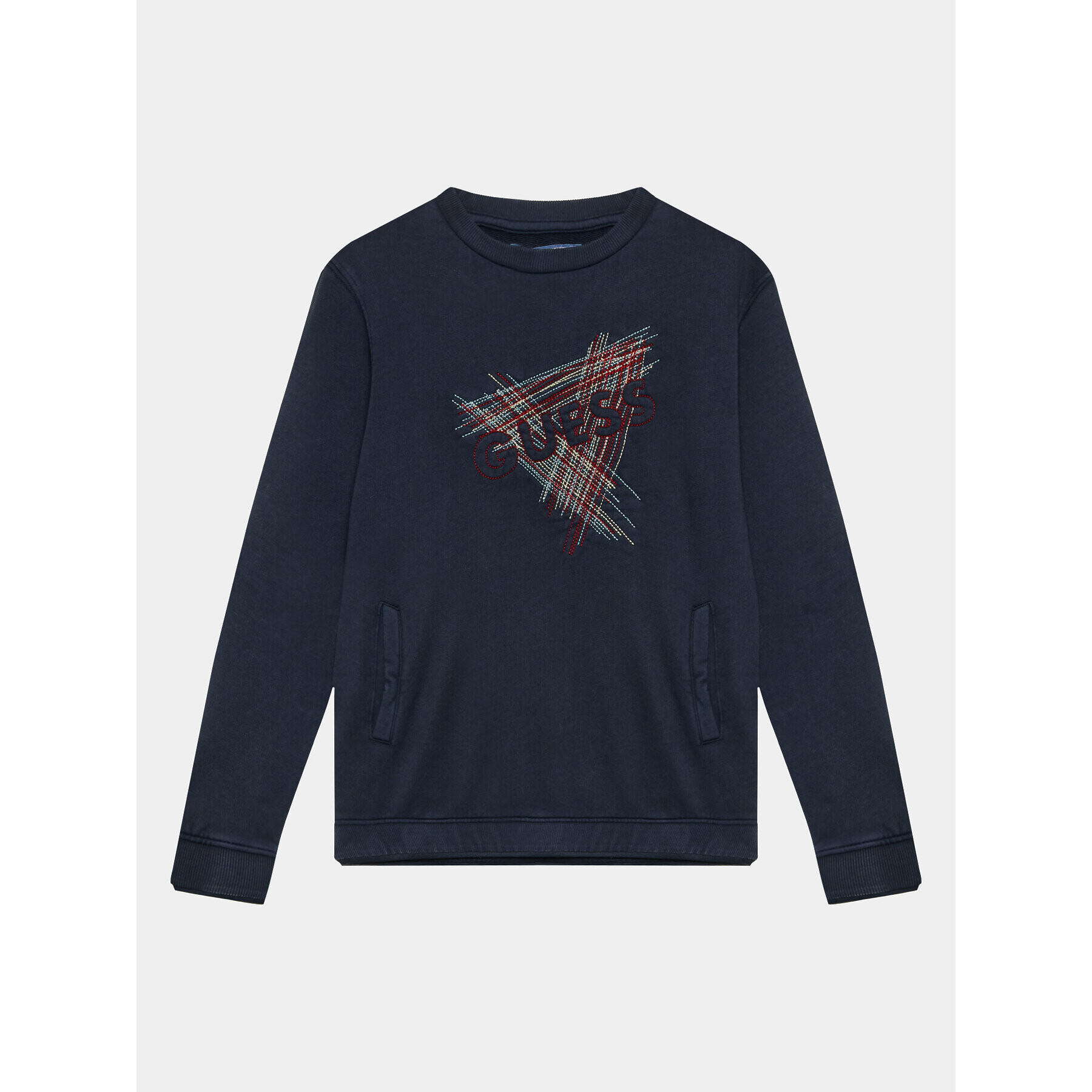 Guess Суитшърт L3BQ03 KAD74 Тъмносин Regular Fit - Pepit.bg