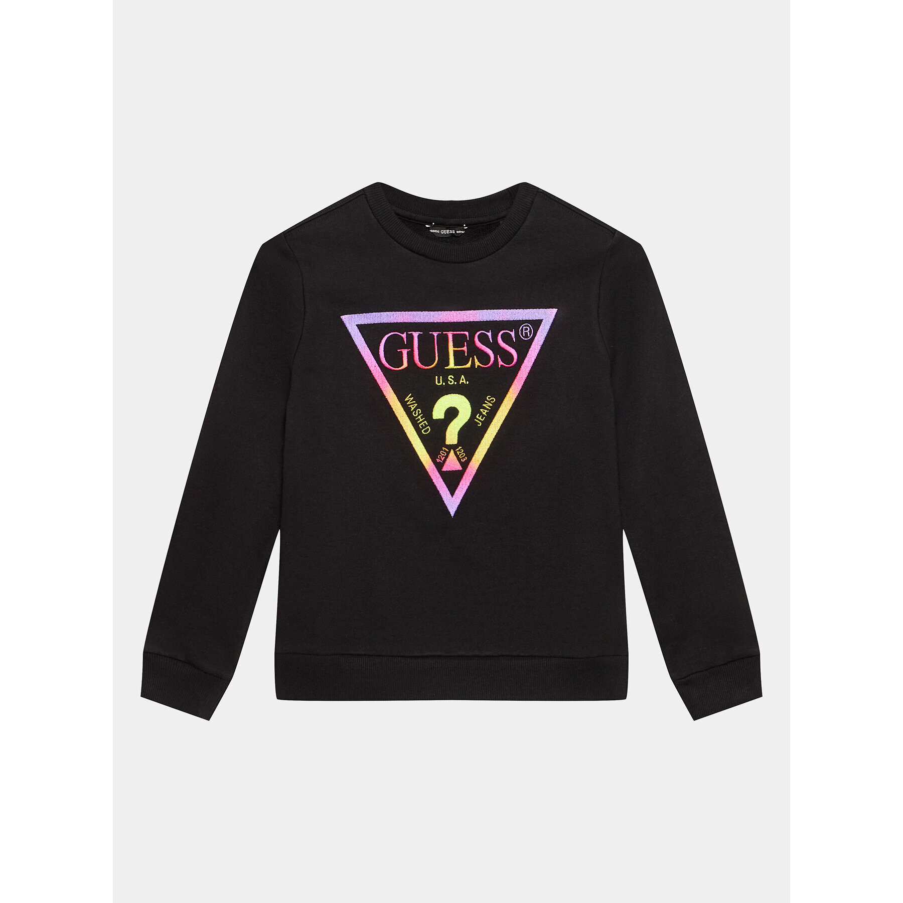 Guess Суитшърт L3BQ08 KAD73 Черен Regular Fit - Pepit.bg