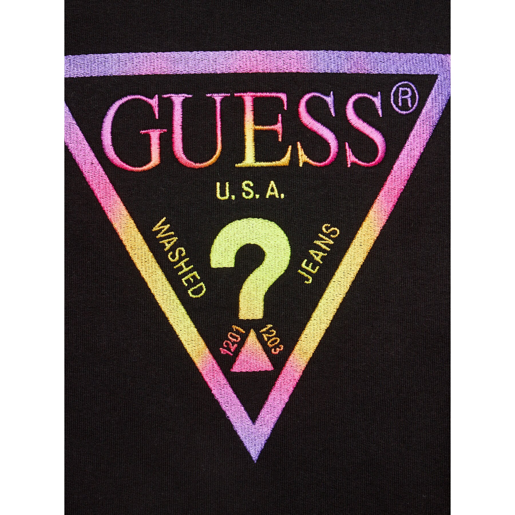 Guess Суитшърт L3BQ08 KAD73 Черен Regular Fit - Pepit.bg