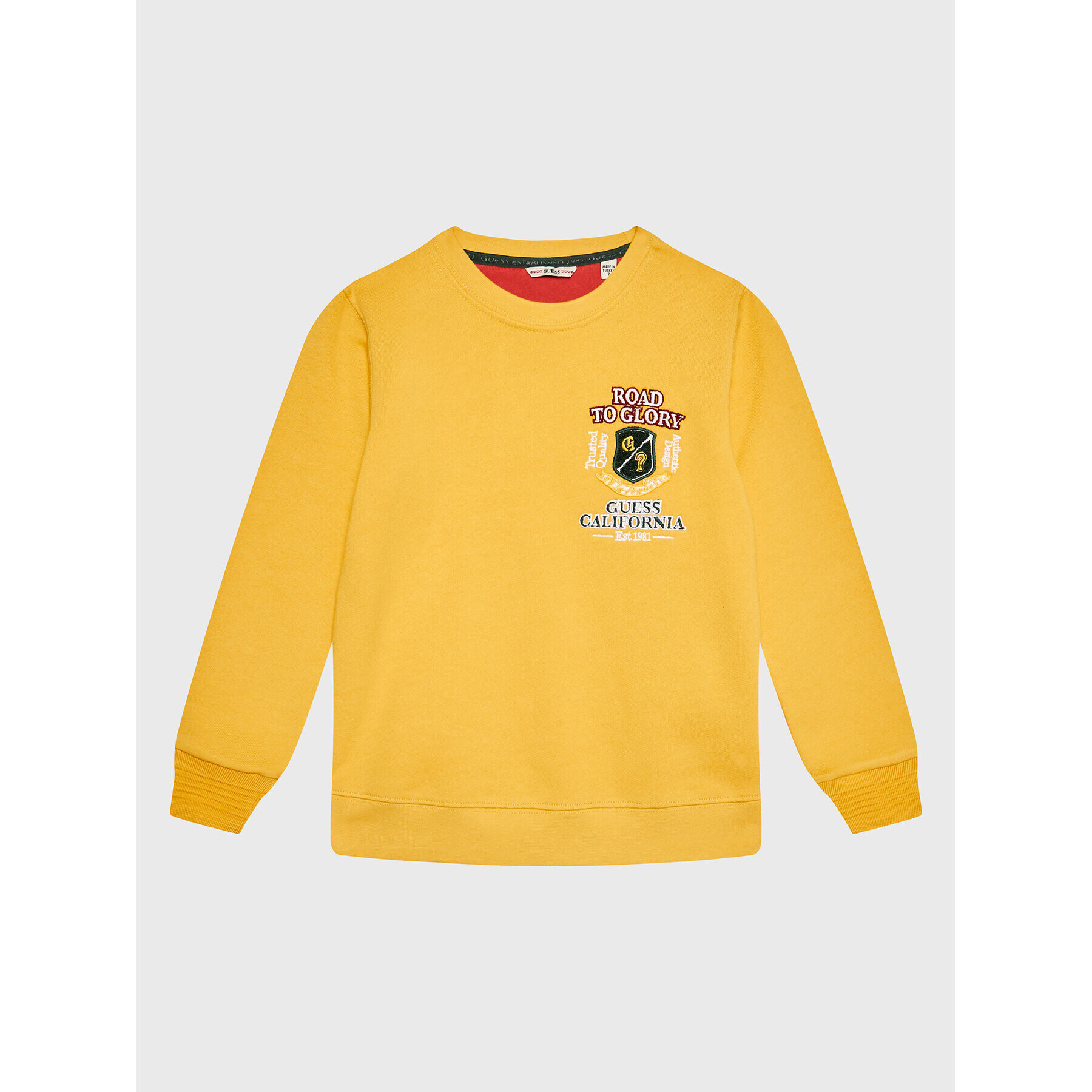 Guess Суитшърт L3RQ01 KBLB0 Жълт Regular Fit - Pepit.bg