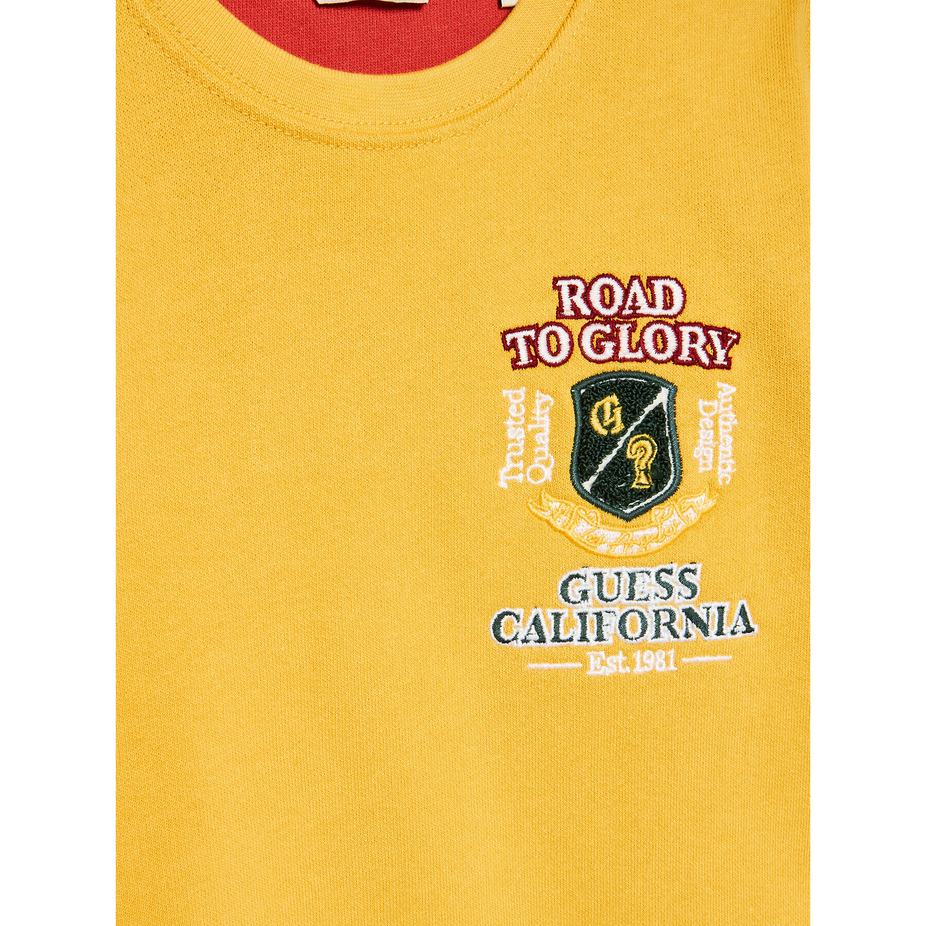 Guess Суитшърт L3RQ01 KBLB0 Жълт Regular Fit - Pepit.bg