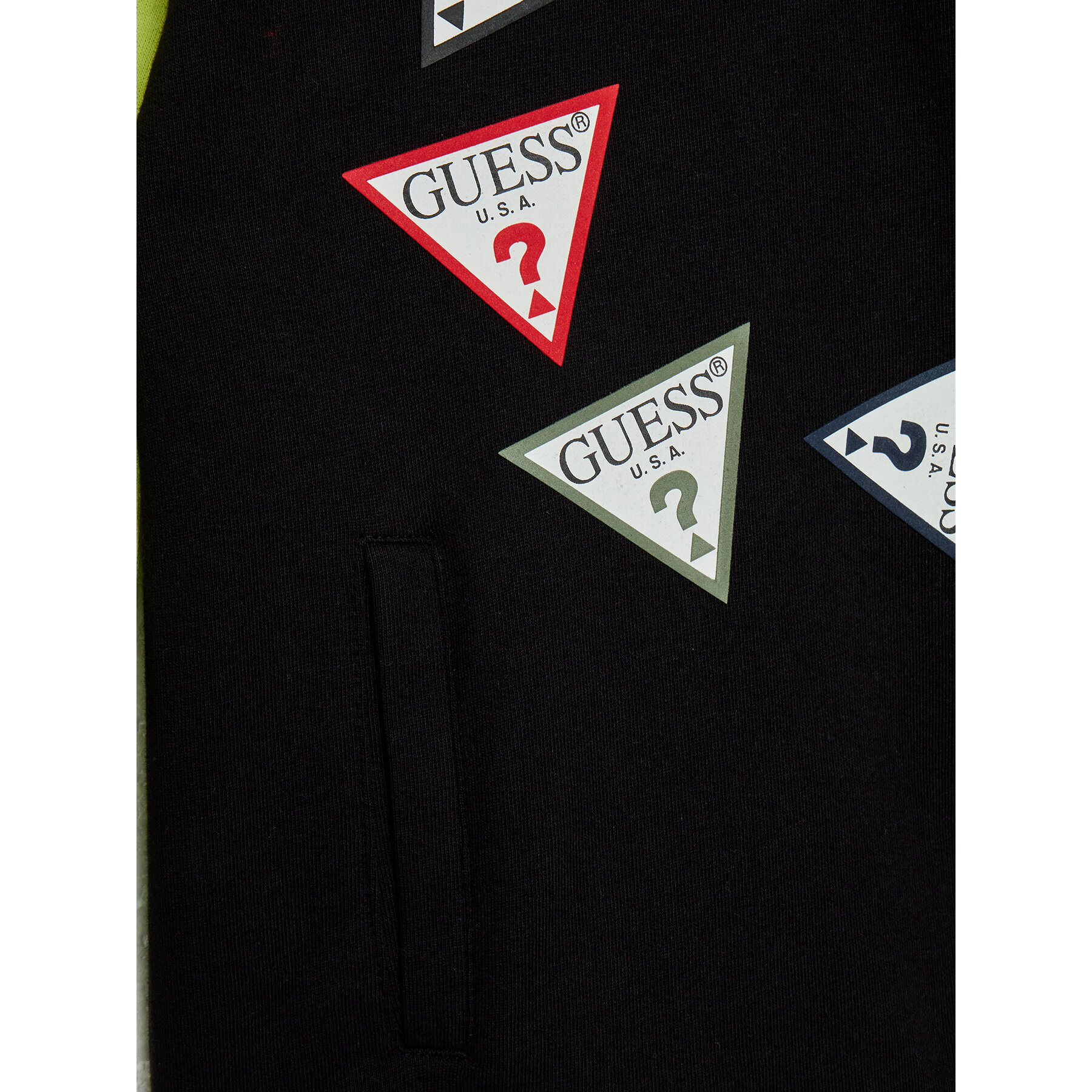 Guess Суитшърт L3RQ07 KA6R3 Зелен Regular Fit - Pepit.bg