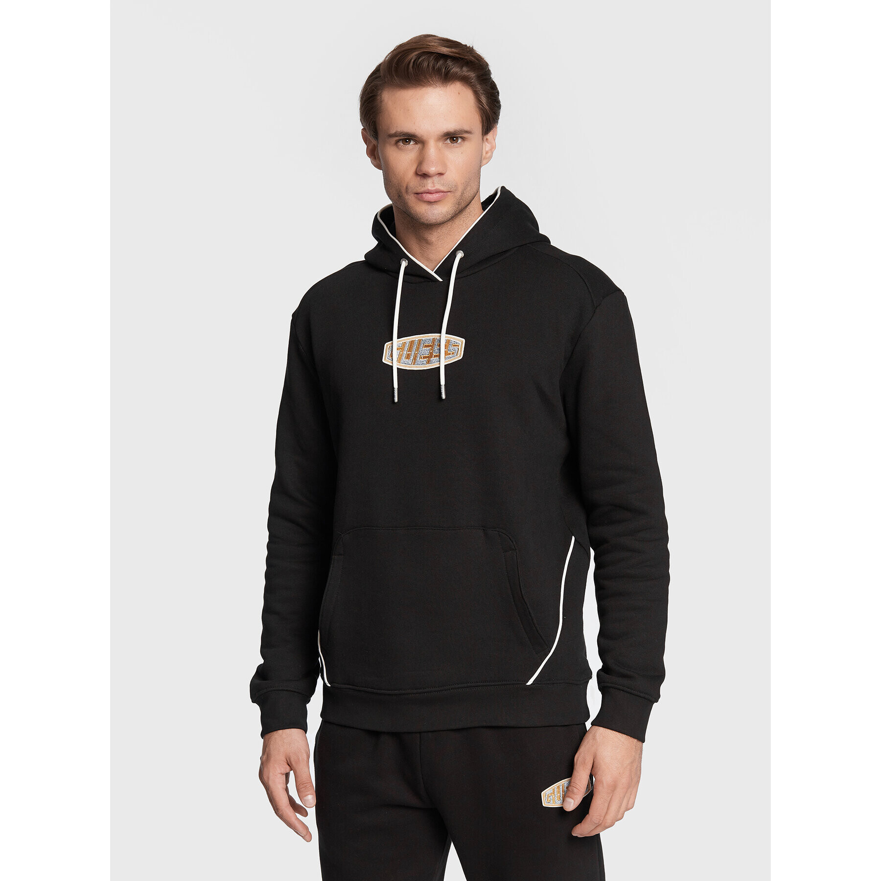 Guess Суитшърт Lucky Z2BQ19 K9V34 Черен Regular Fit - Pepit.bg