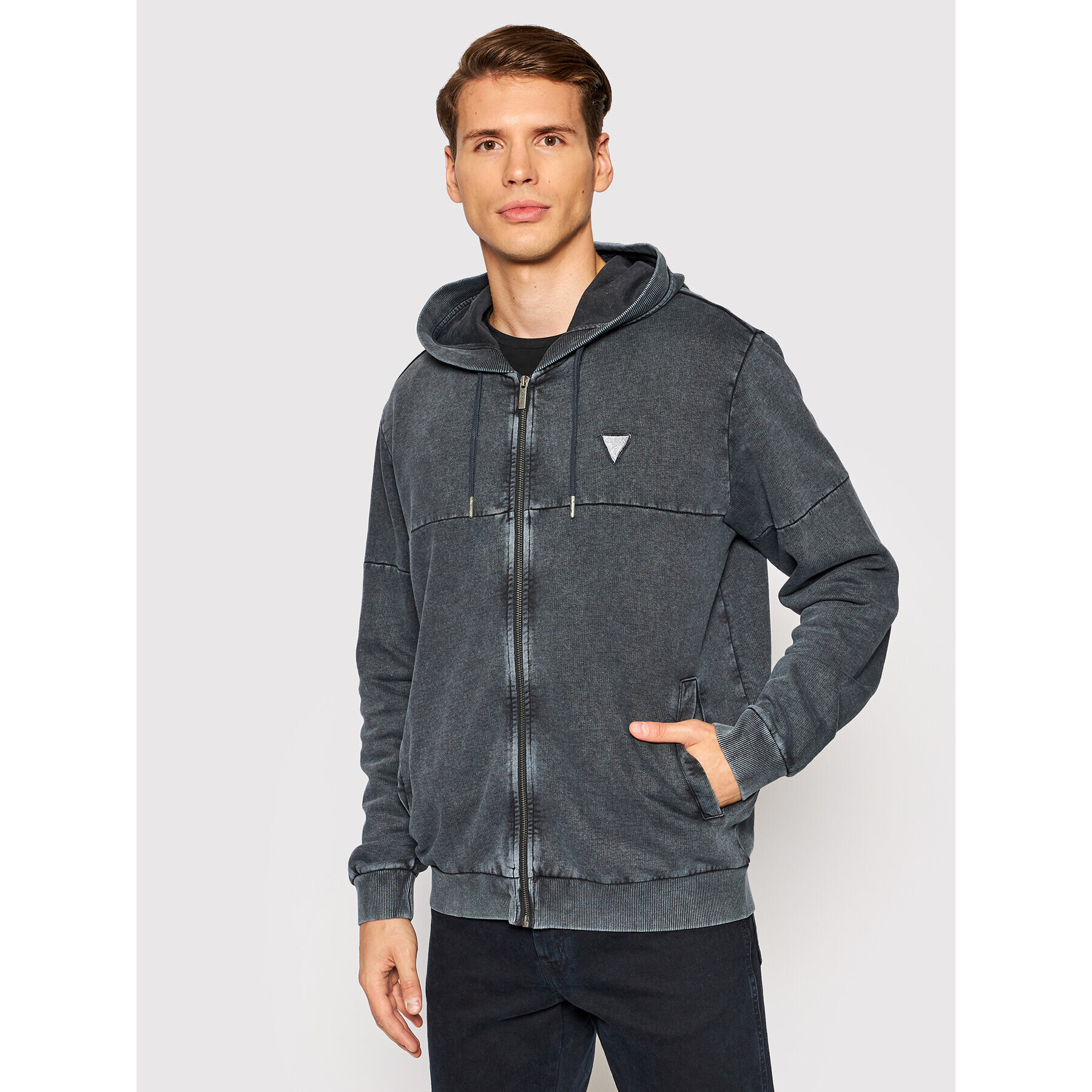 Guess Суитшърт M1BQ04 K68I1 Тъмносин Regular Fit - Pepit.bg