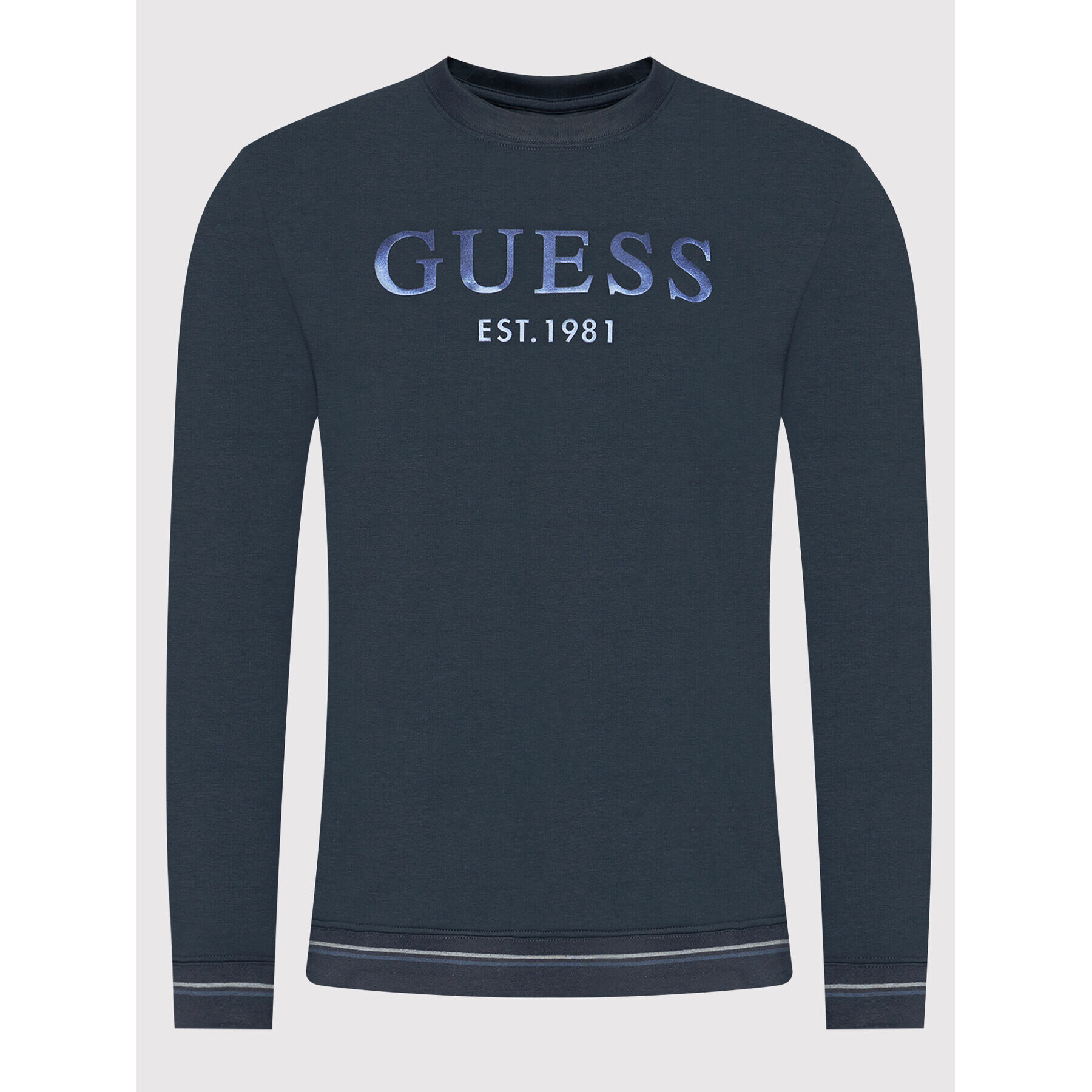 Guess Суитшърт M1BQ08 K6ZS1 Тъмносин Slim Fit - Pepit.bg