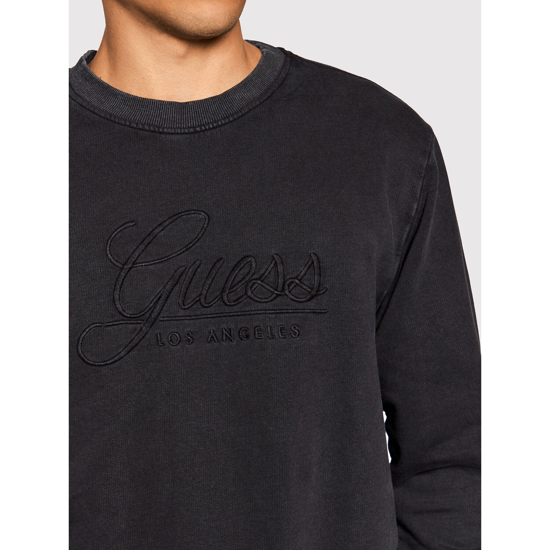 Guess Суитшърт M1BQ10 K9W01 Черен Regular Fit - Pepit.bg