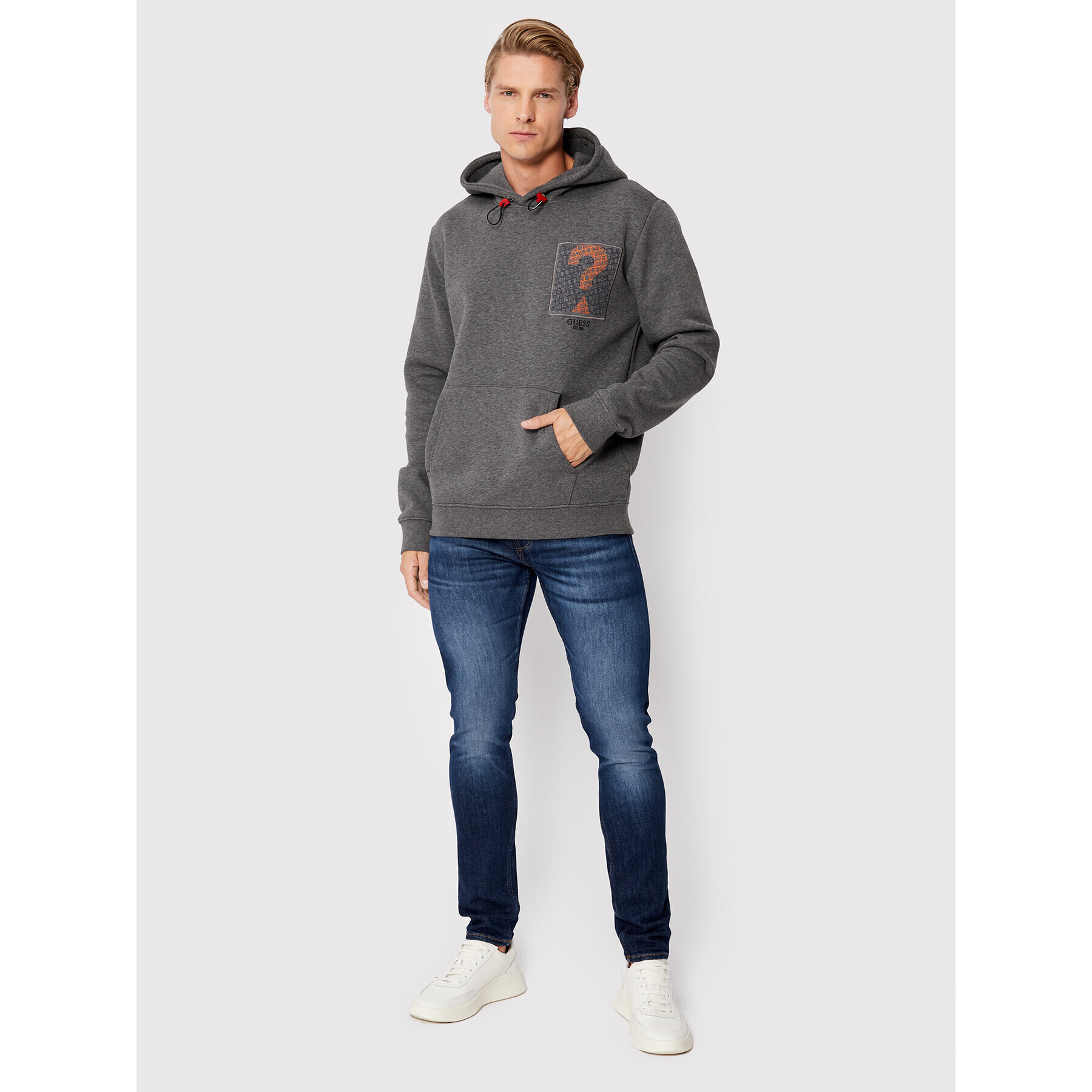 Guess Суитшърт M2BQ20 KBD10 Сив Regular Fit - Pepit.bg