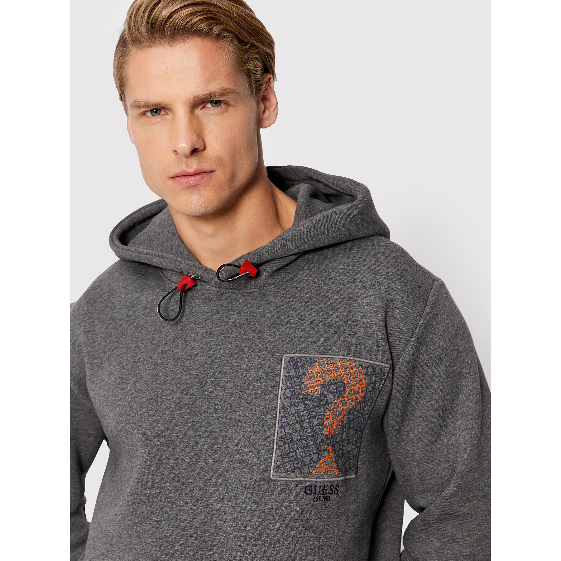 Guess Суитшърт M2BQ20 KBD10 Сив Regular Fit - Pepit.bg