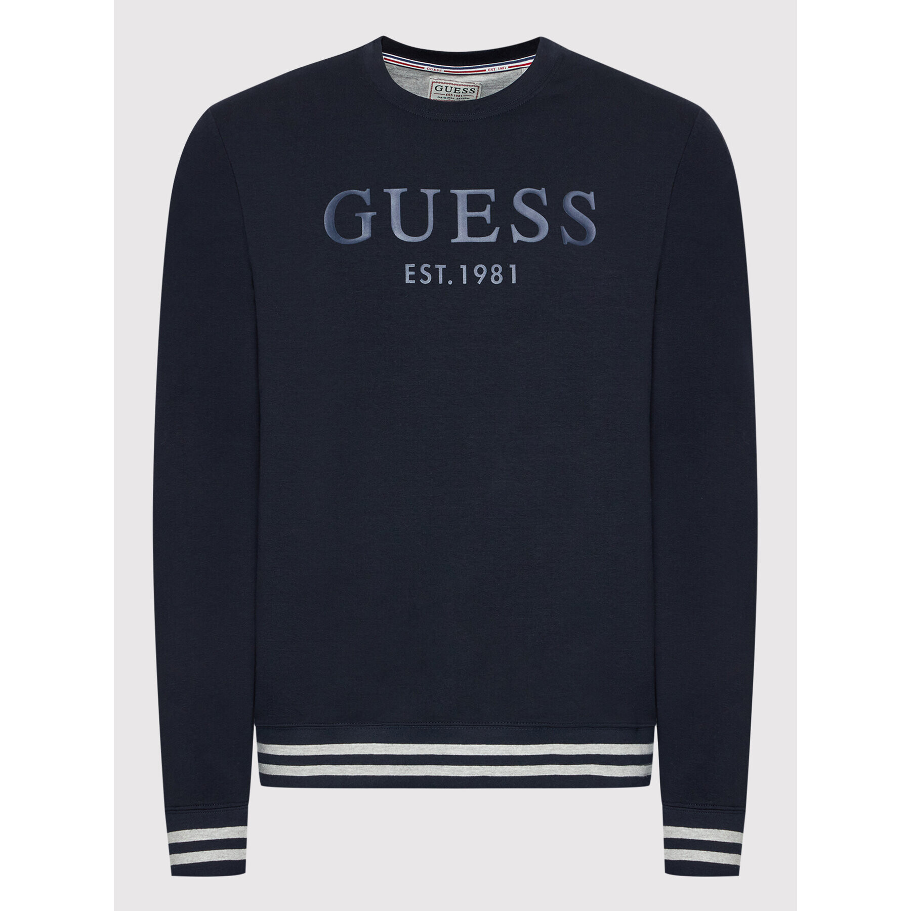 Guess Суитшърт M2RQ08 K6ZS1 Тъмносин Regular Fit - Pepit.bg