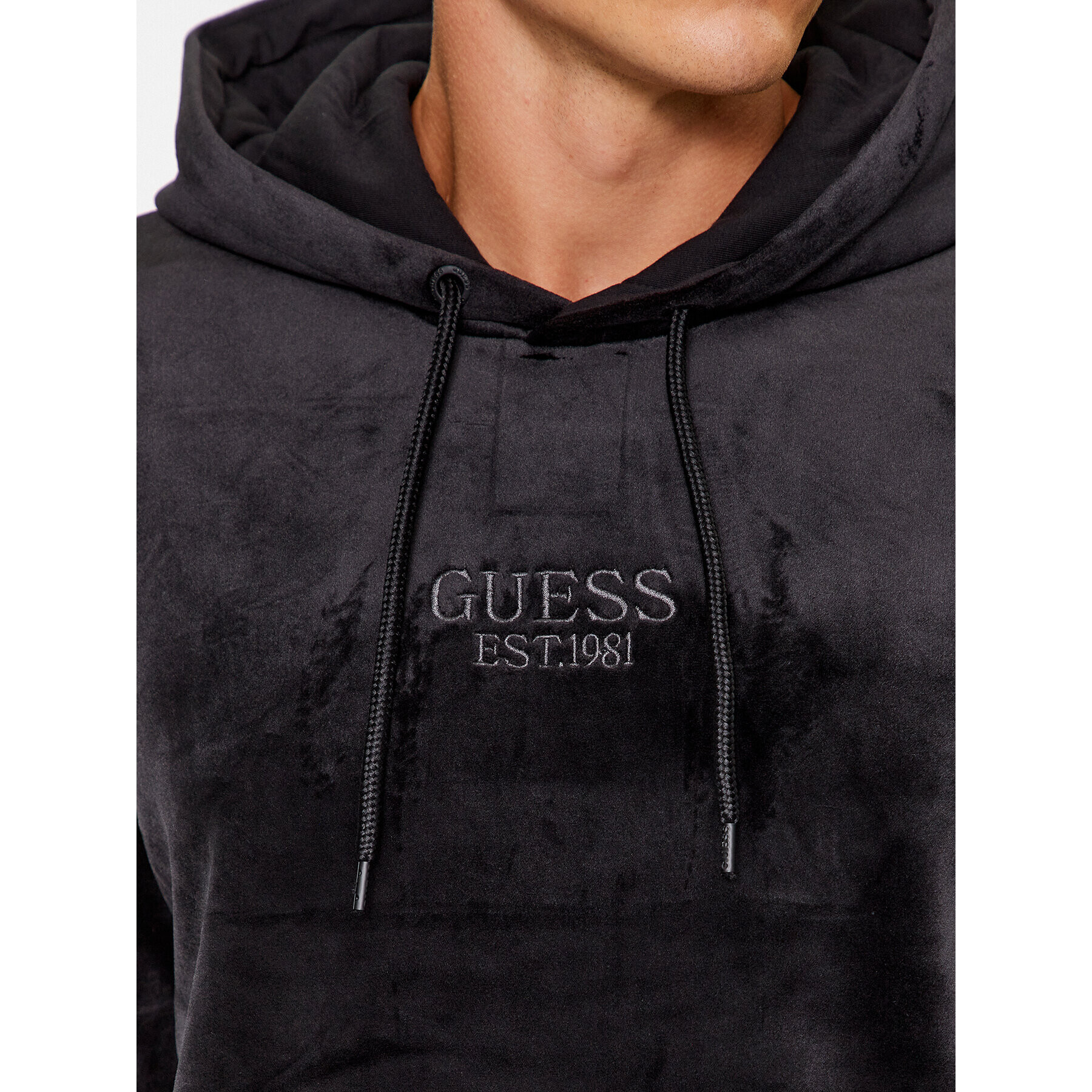 Guess Суитшърт M3BQ21 KAVQ0 Черен Regular Fit - Pepit.bg