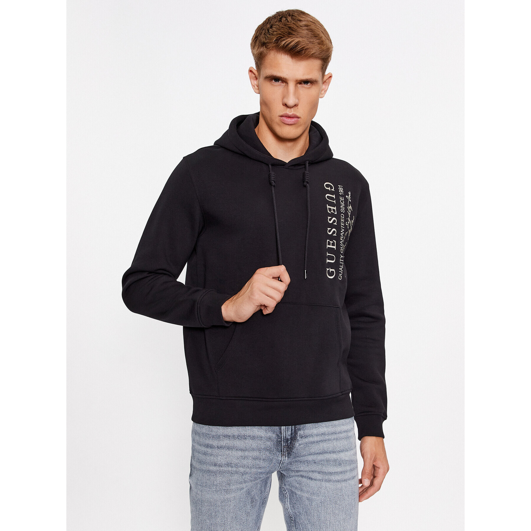 Guess Суитшърт M3BQ30 K9Z21 Черен Regular Fit - Pepit.bg