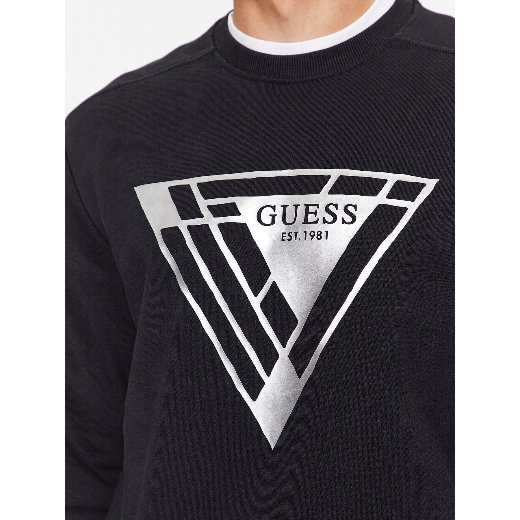 Guess Суитшърт M3BQ34 KBY51 Черен Regular Fit - Pepit.bg