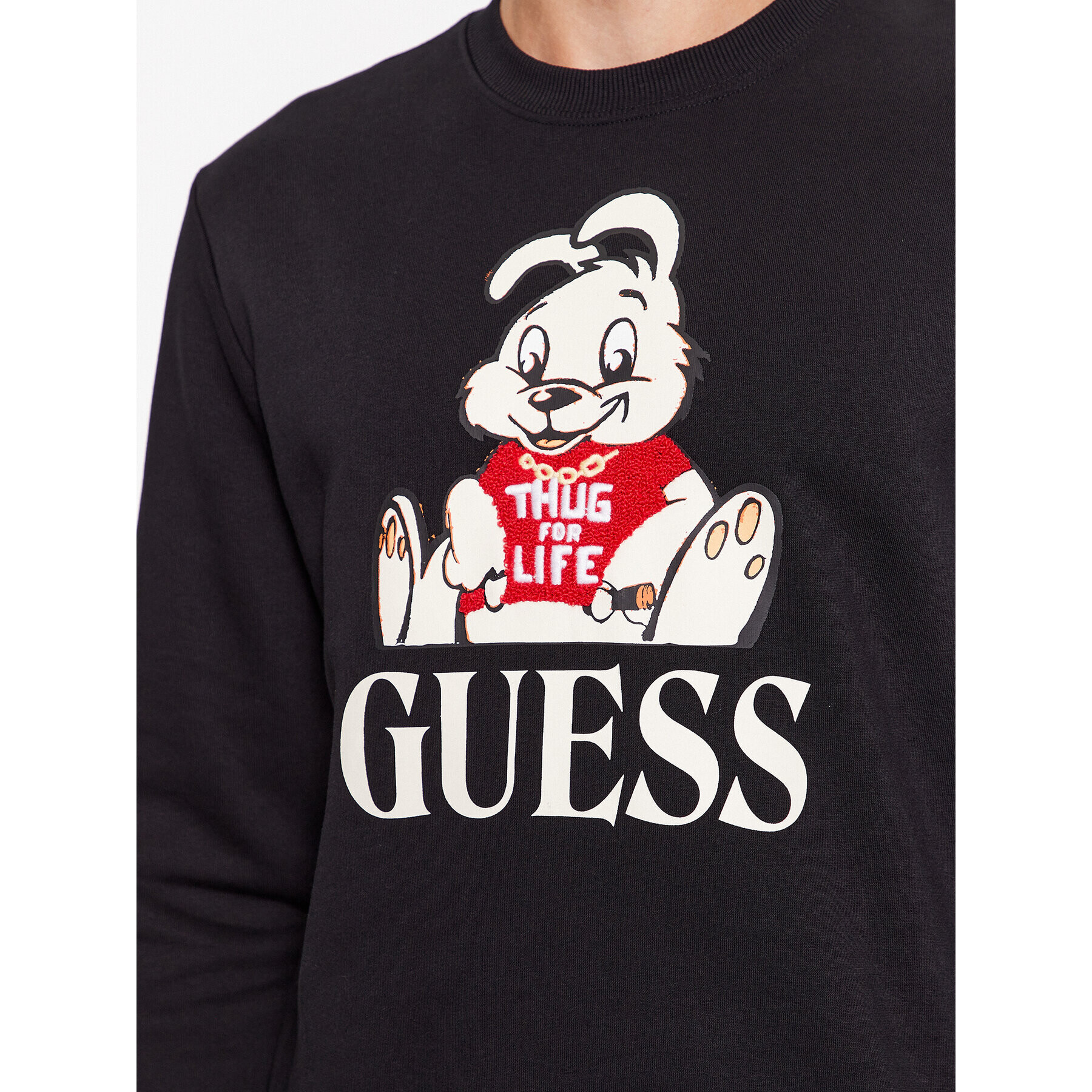 Guess Суитшърт M3BQ62 K9Z21 Черен Regular Fit - Pepit.bg