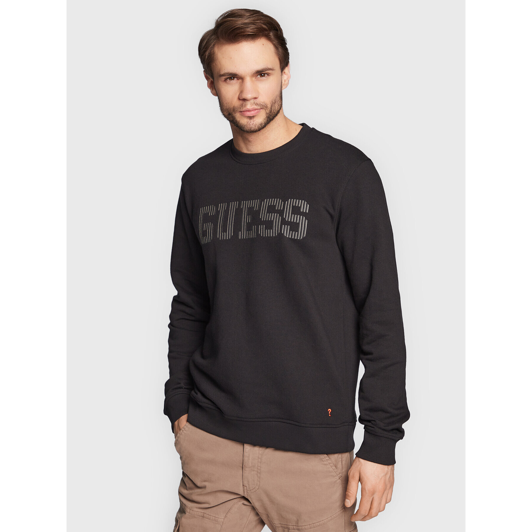 Guess Суитшърт M3RQ08 KBK32 Черен Slim Fit - Pepit.bg