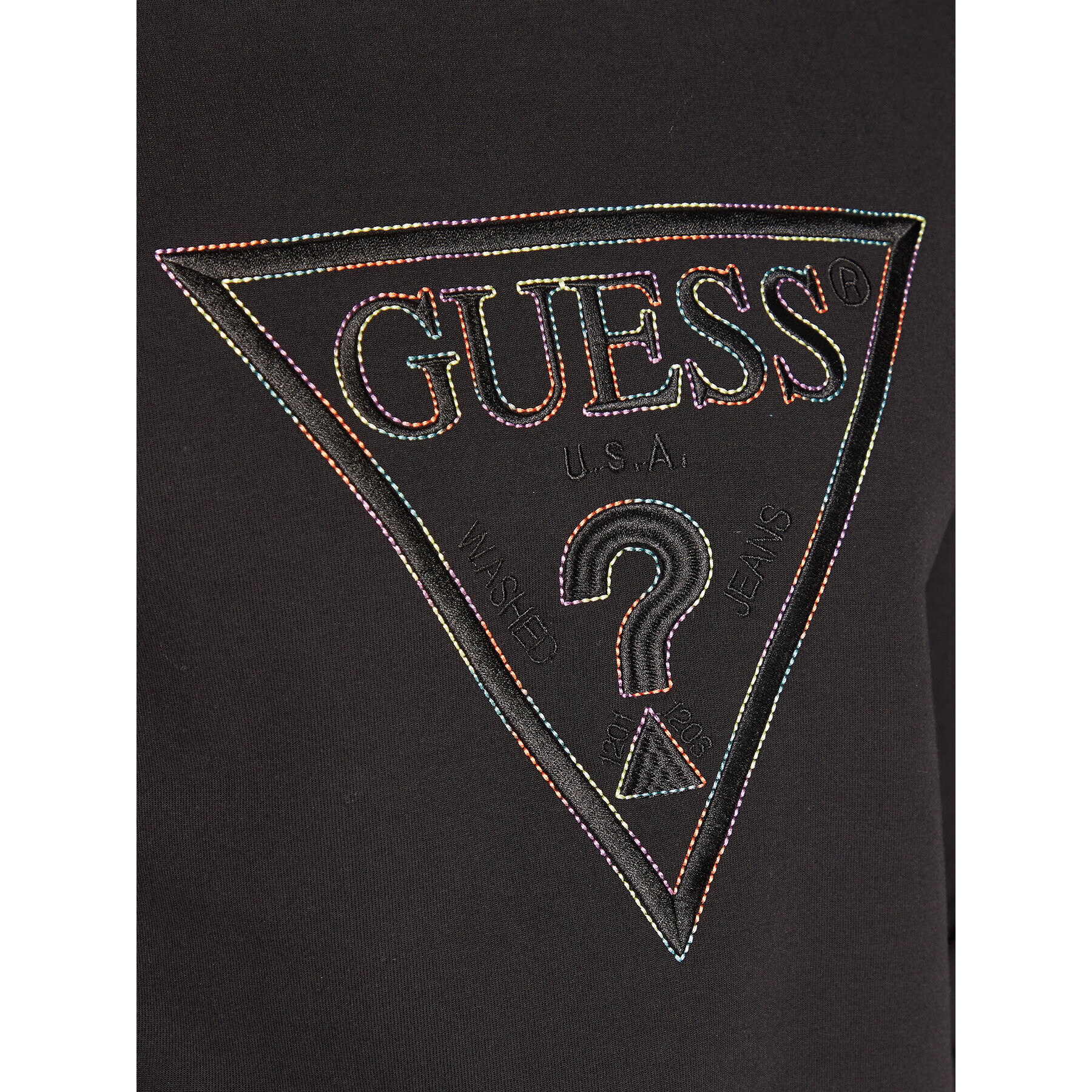 Guess Суитшърт M3RQ11 KBDE2 Черен Slim Fit - Pepit.bg