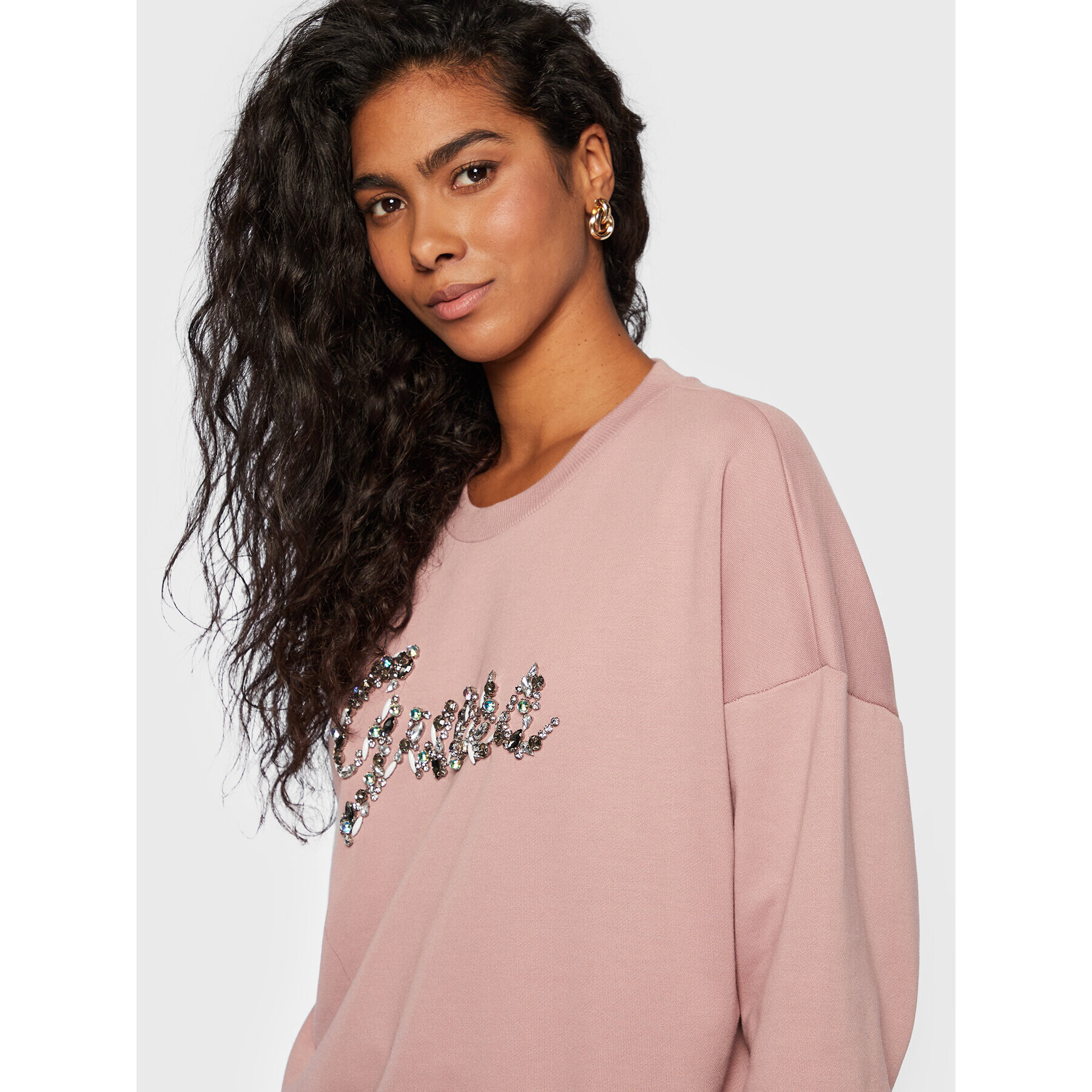 Guess Суитшърт Manila W2BQ24 K8802 Розов Regular Fit - Pepit.bg