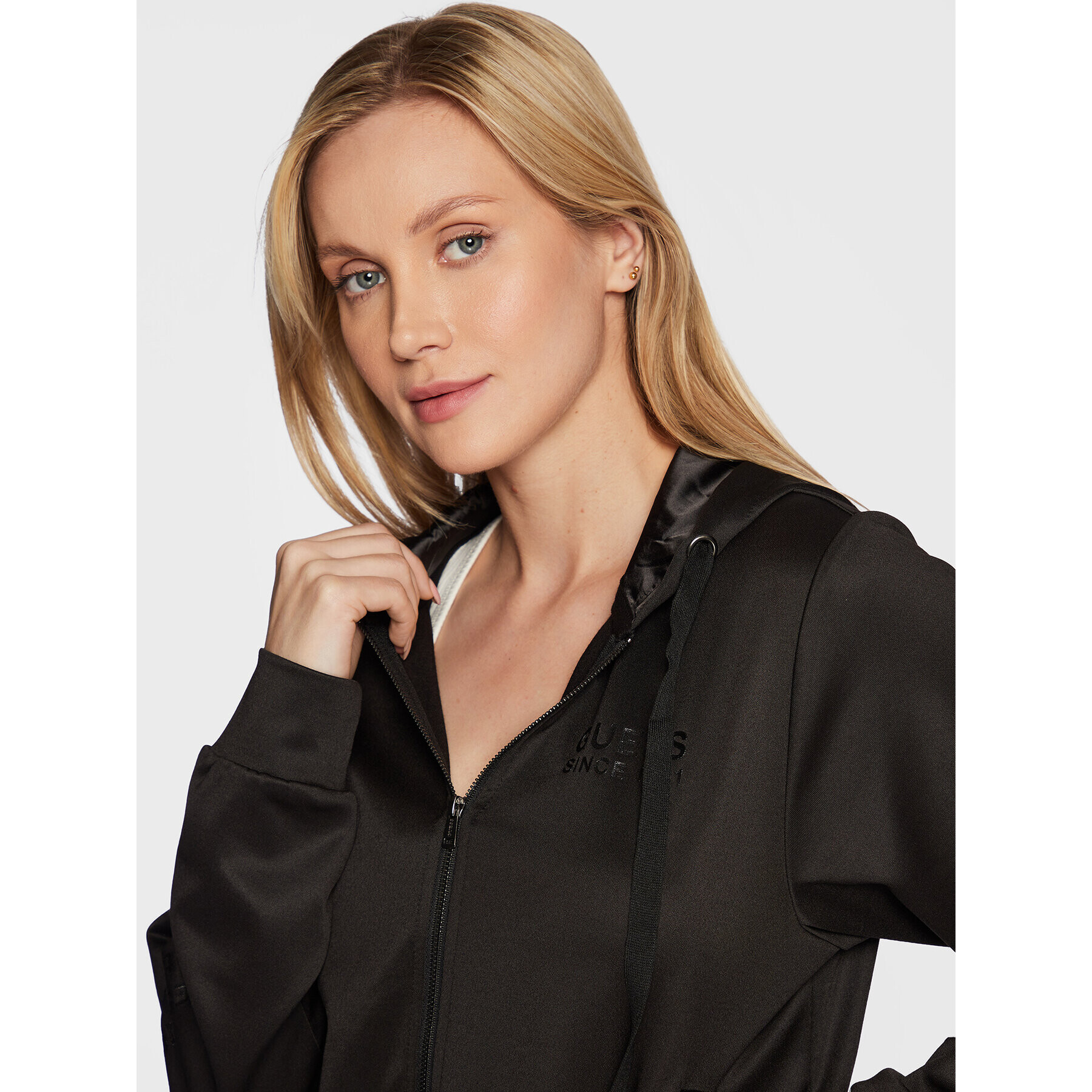 Guess Суитшърт Marthe W2BQ15 KB7K2 Черен Regular Fit - Pepit.bg