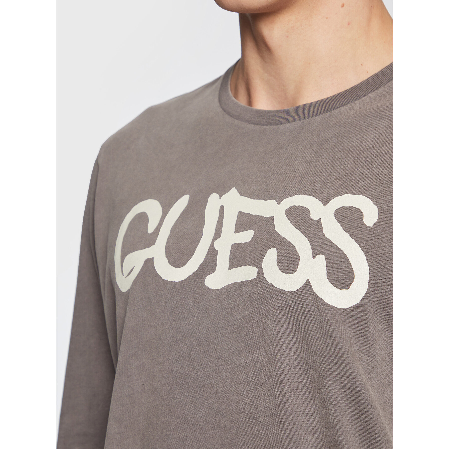 Guess Суитшърт Mateo M3RI1T KBDL0 Сив Regular Fit - Pepit.bg