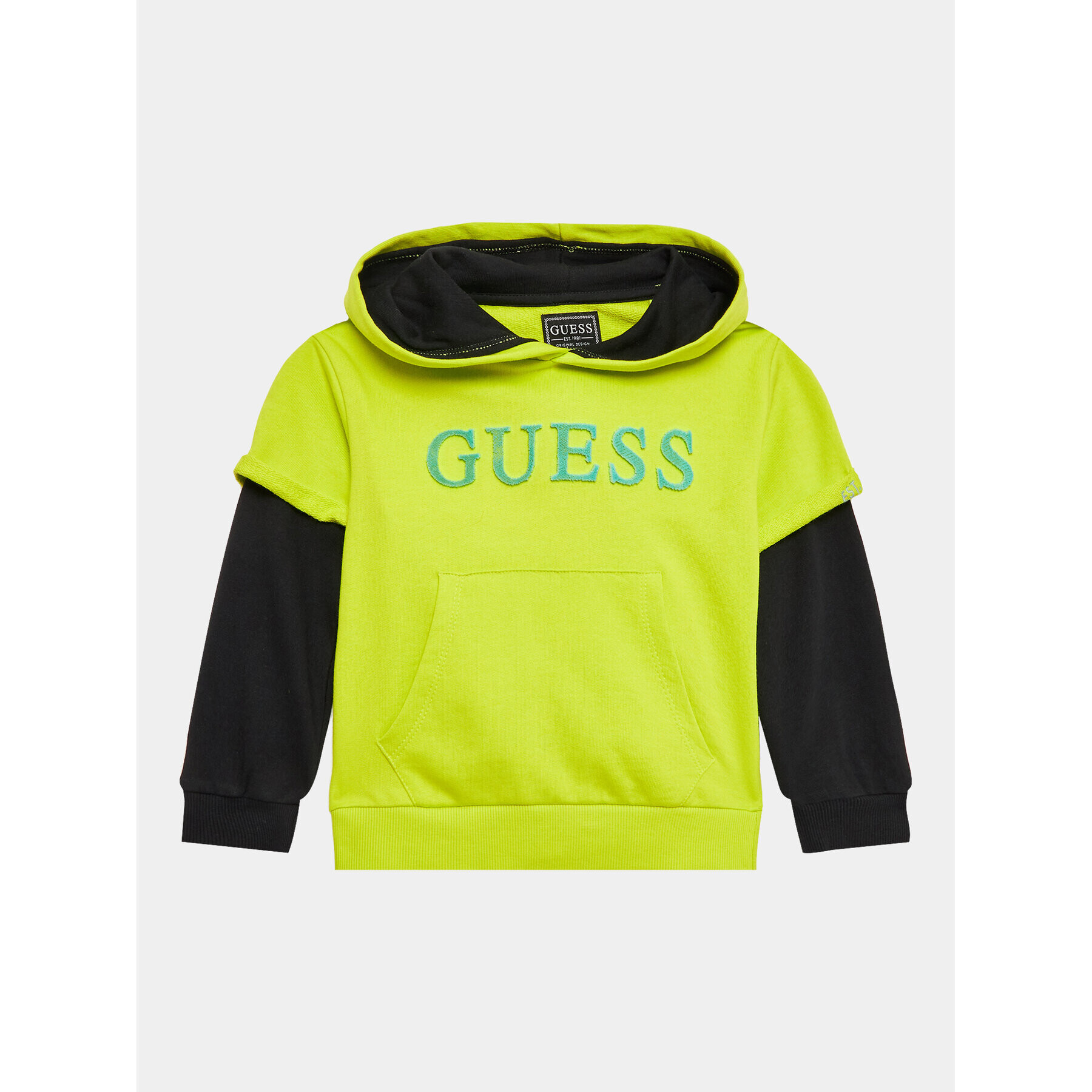 Guess Суитшърт N3YQ00 KA6R3 Зелен Regular Fit - Pepit.bg