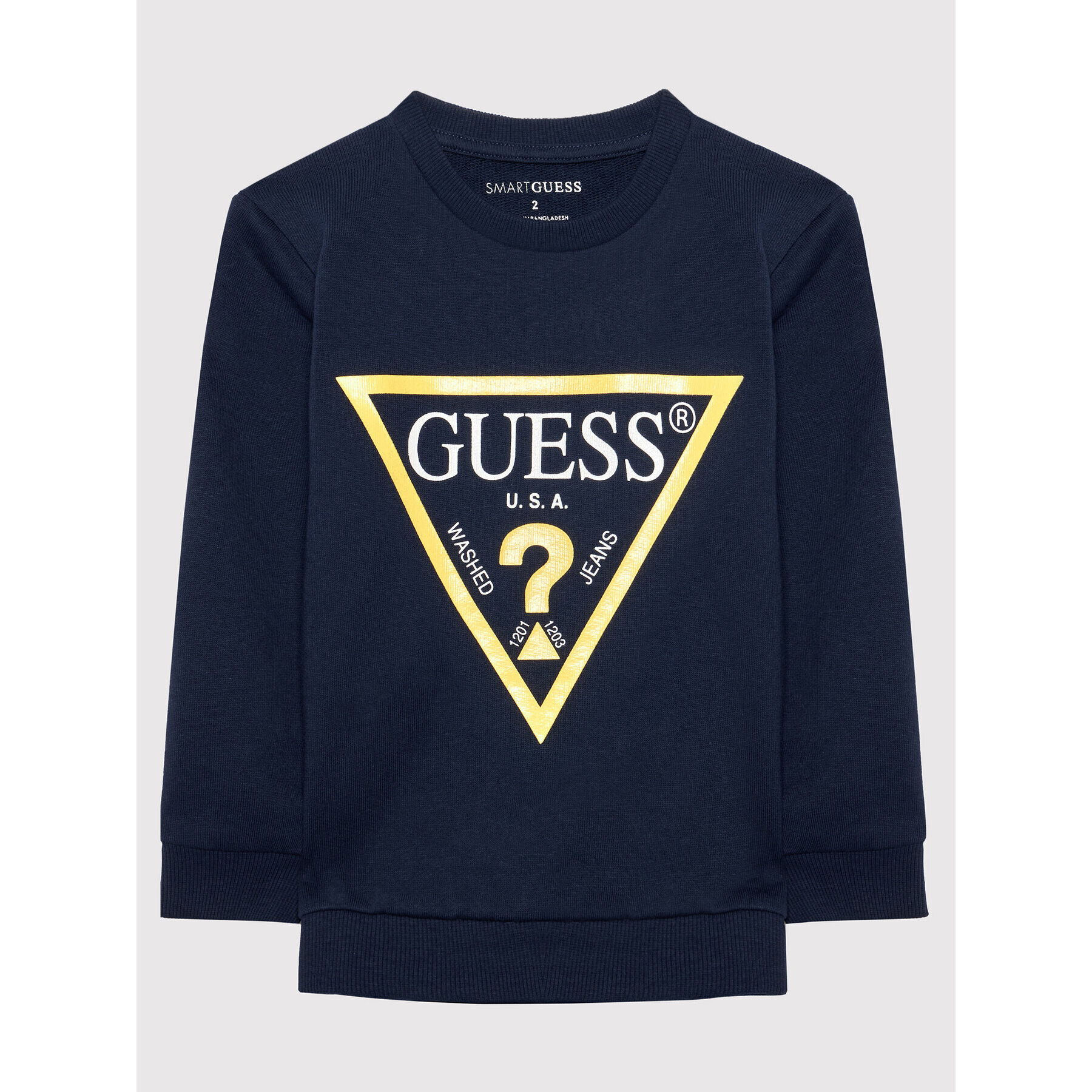 Guess Суитшърт N73Q10 KAUG0 Тъмносин Regular Fit - Pepit.bg