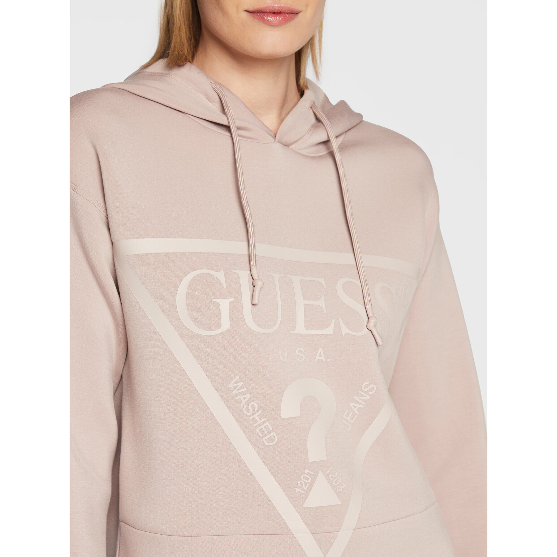 Guess Суитшърт New Alisa V2YQ08 K7UW2 Розов Relaxed Fit - Pepit.bg