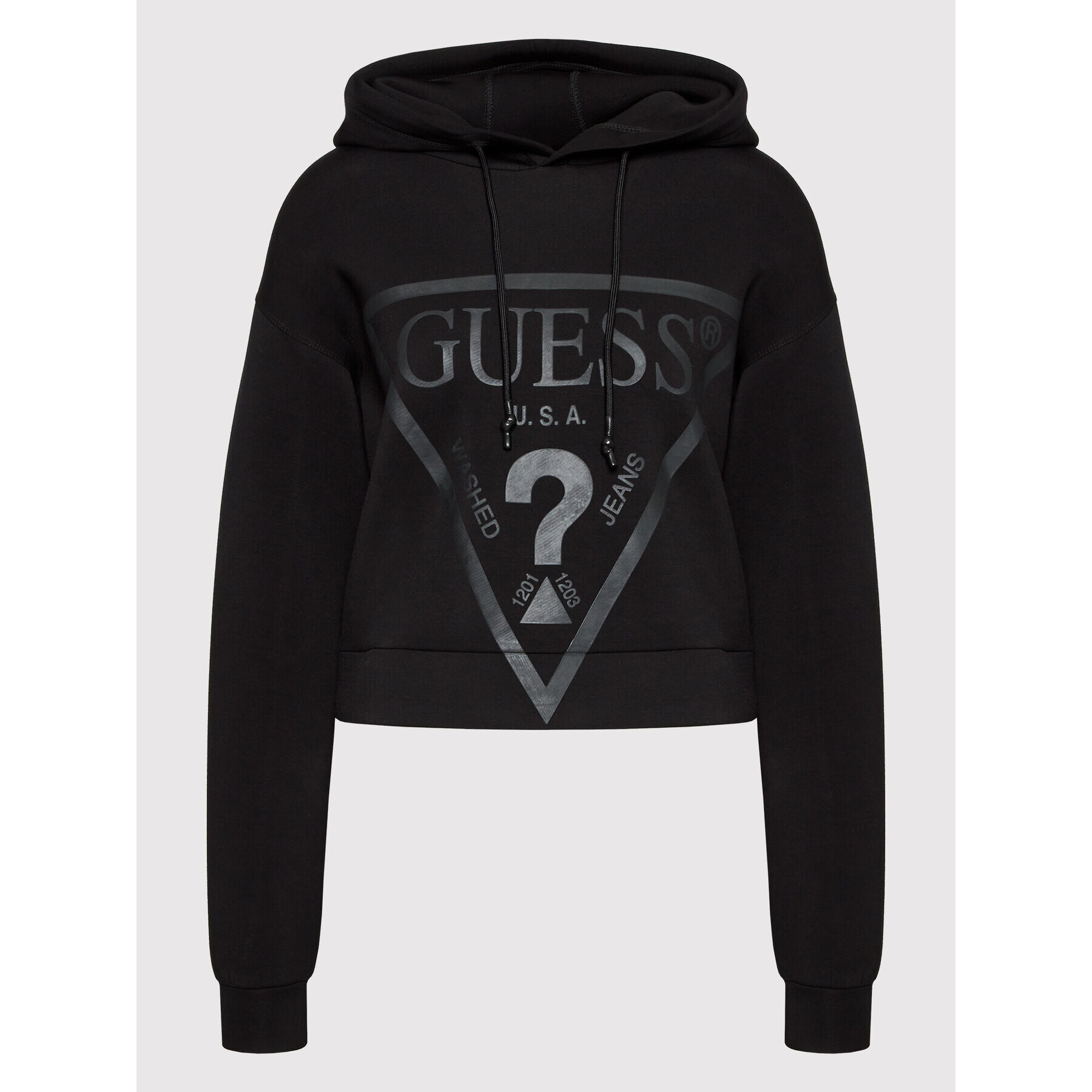 Guess Суитшърт New Alisa V2YQ08 KAMN2 Черен Regular Fit - Pepit.bg